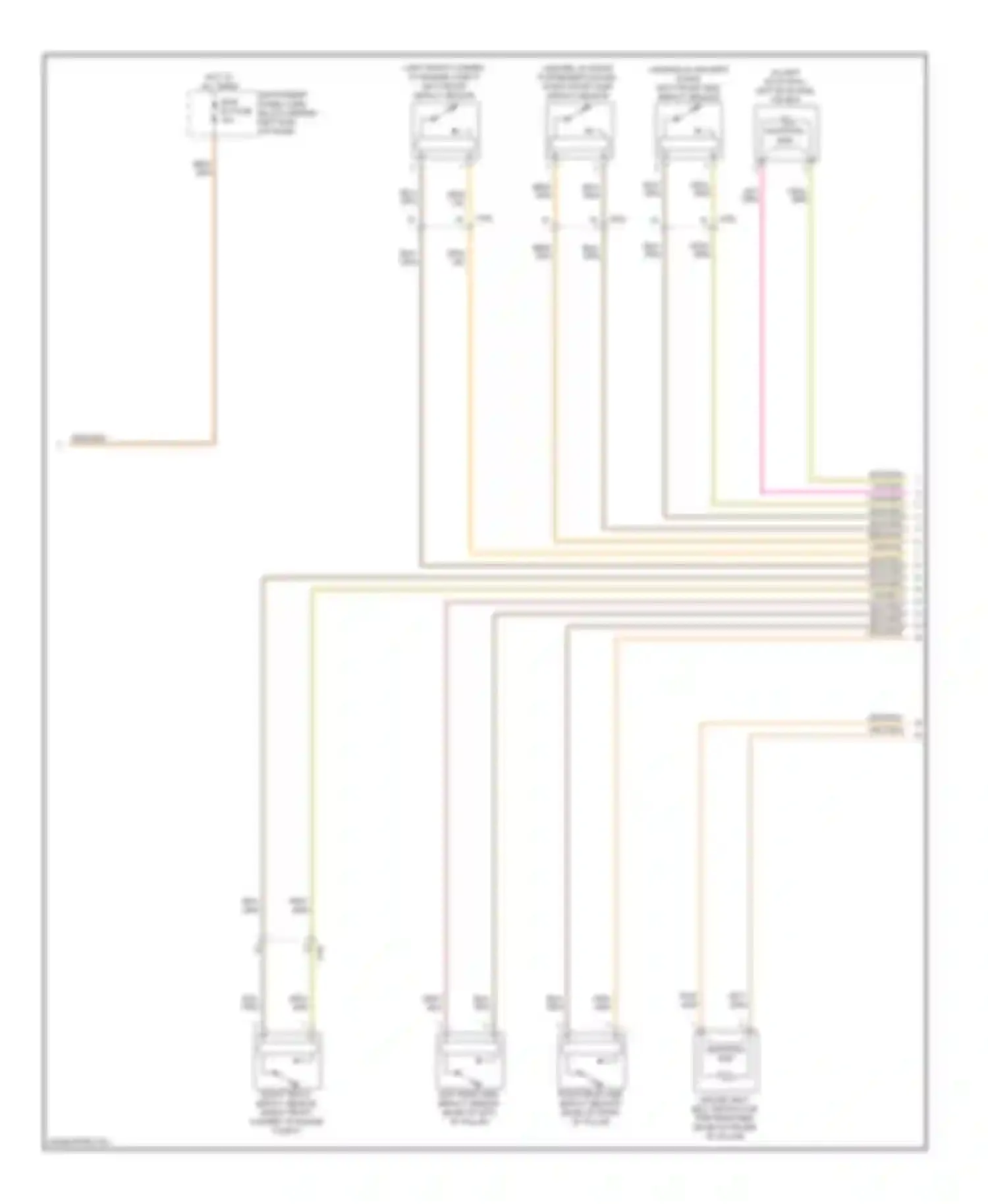 Encore Buick I (2012-2016): Supplemental restraints circuit (2 of 3)
