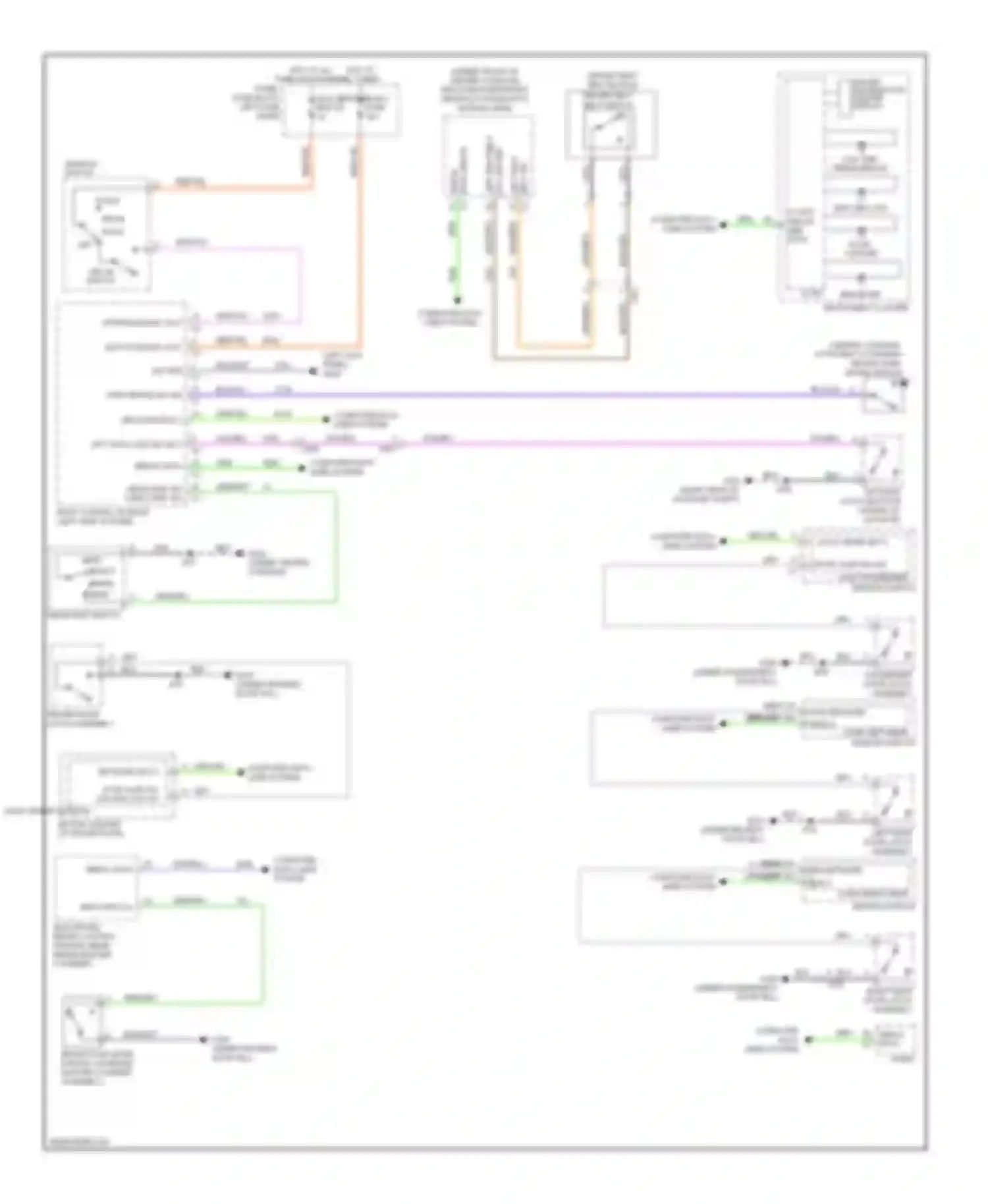 Encore Buick I (2012-2016): Warning systems circuit