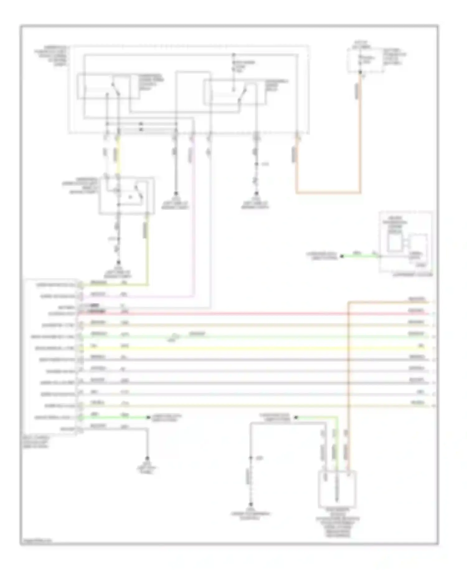 Encore Buick I (2012-2016): Wiper/washer circuit (1 of 2)
