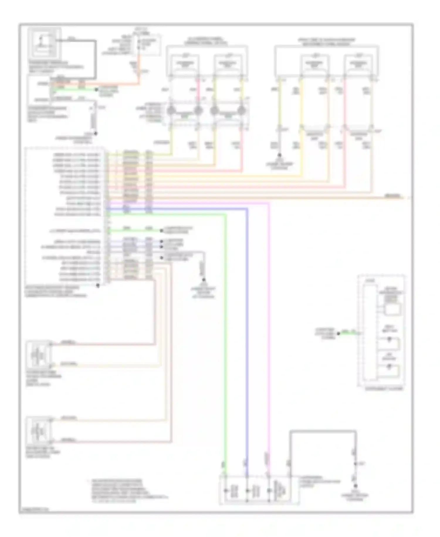 Wiring diagram air bag ind for Buick Encore I (2012-2016) (2 of 2)