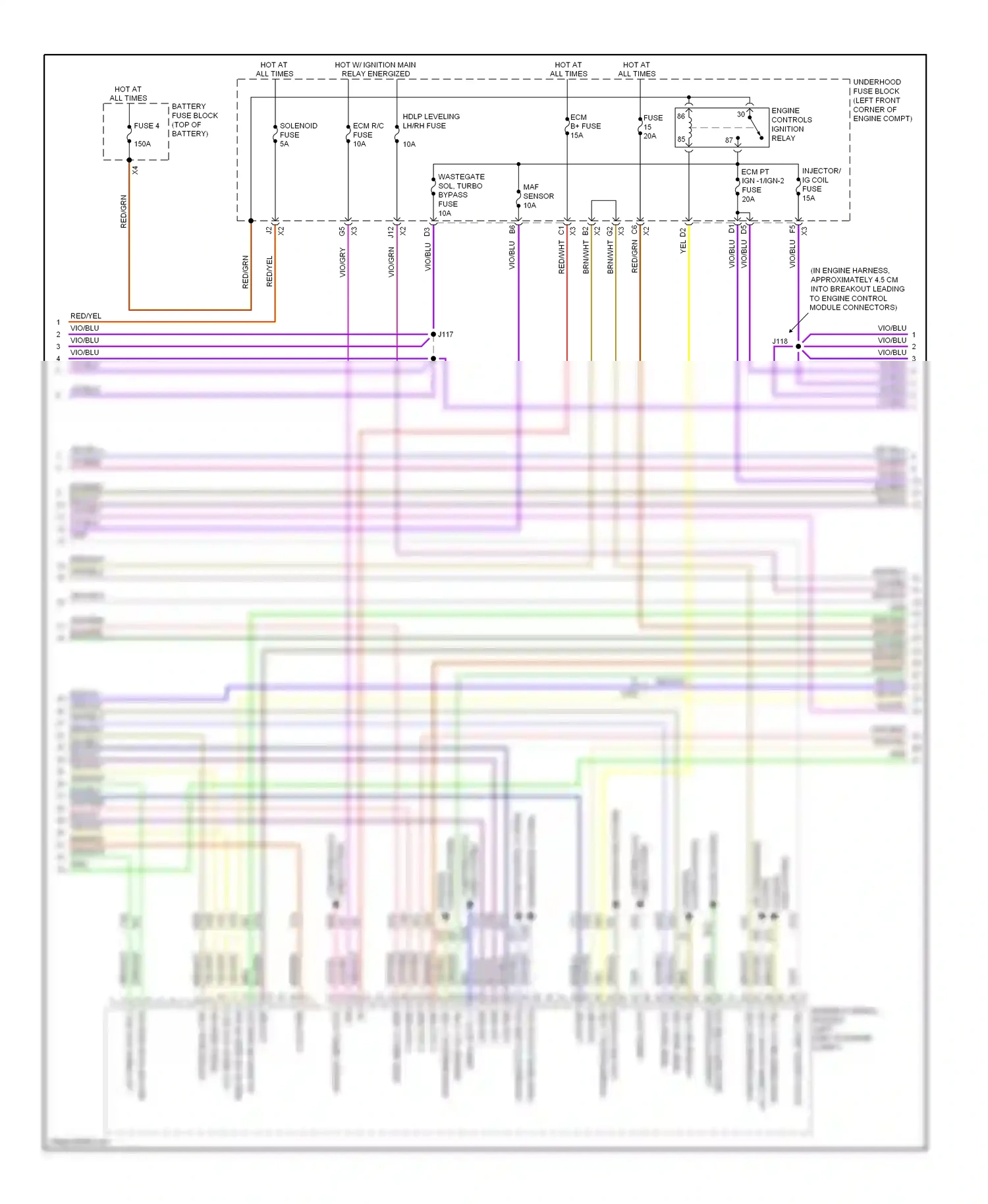Buick Encore I (2012-2016) air conditioning wiring diagram  (1 of 1)