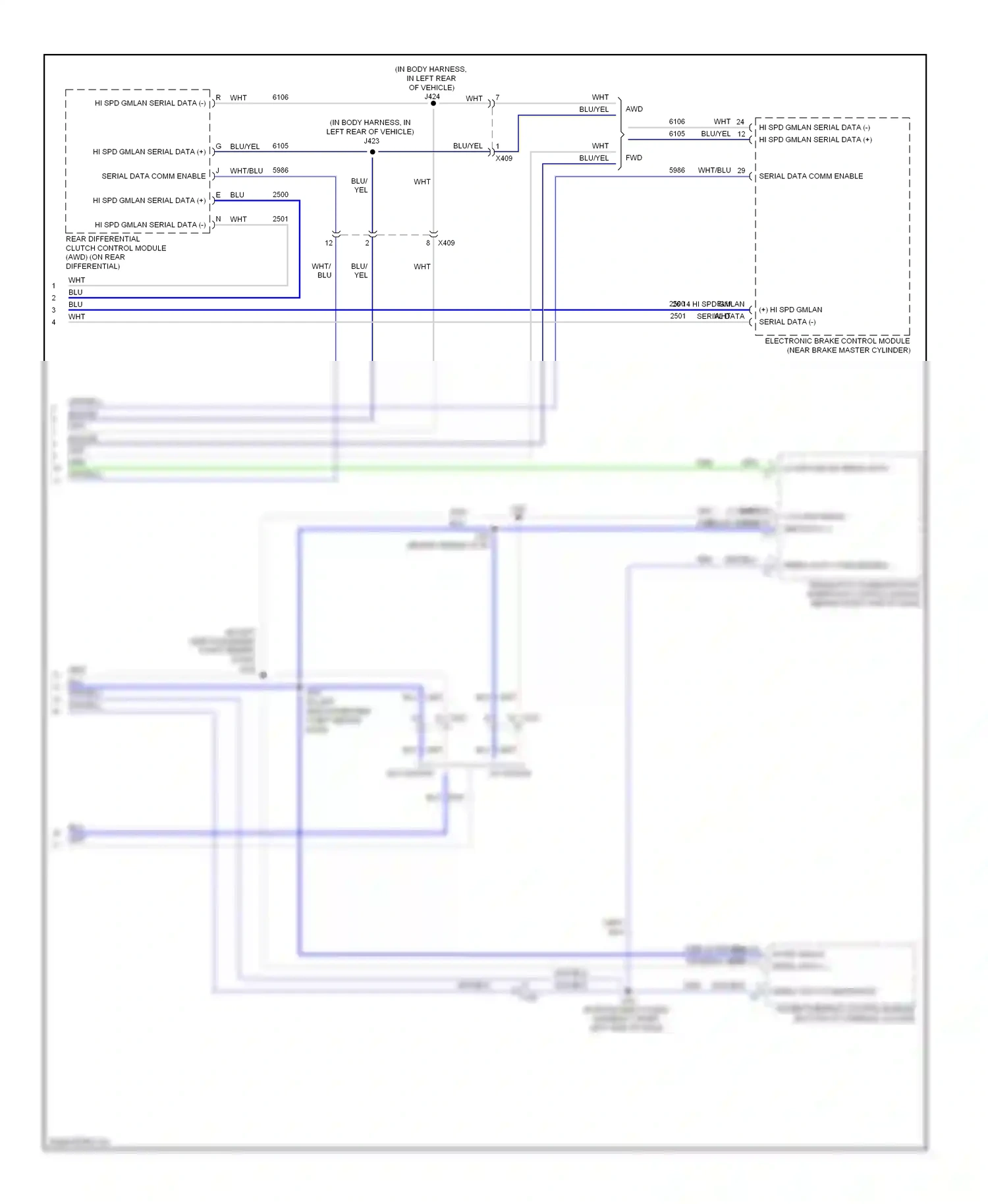 Buick Encore I (2012-2016) (awd) wiring diagram  (1 of 3)