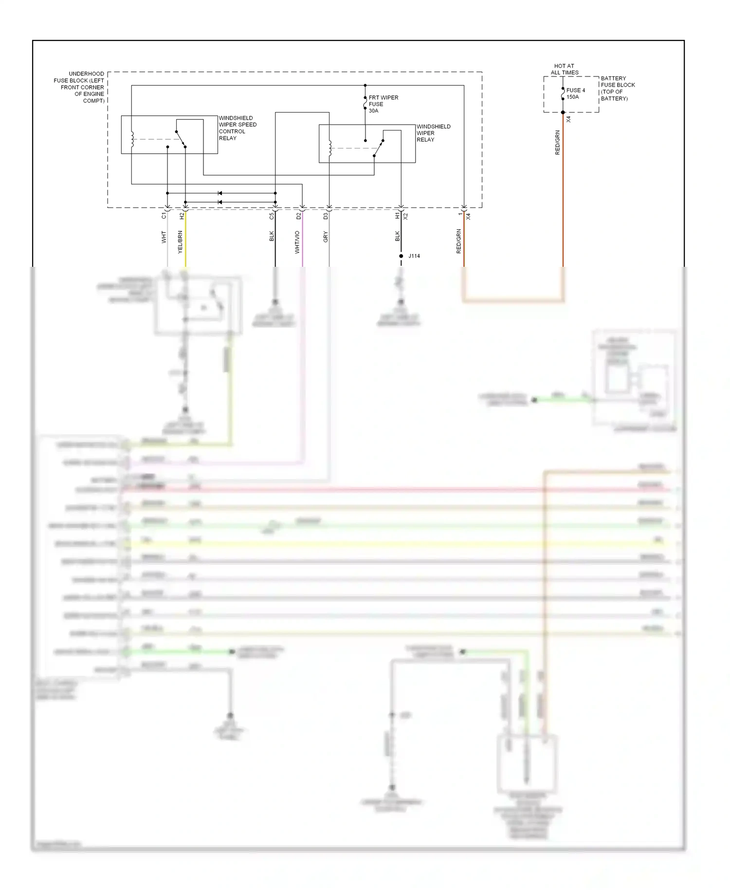 Buick Encore I (2012-2016) b(+) wiring diagram  (1 of 1)