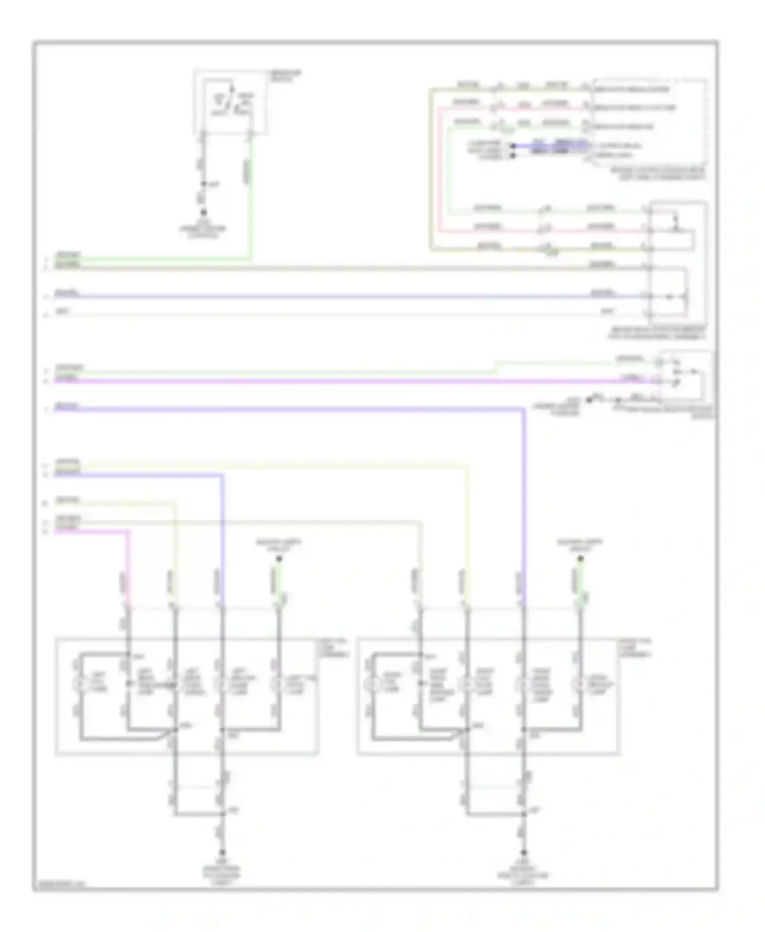 Wiring diagram backup lamps circuit for Buick Encore I (2012-2016) (1 of 1)
