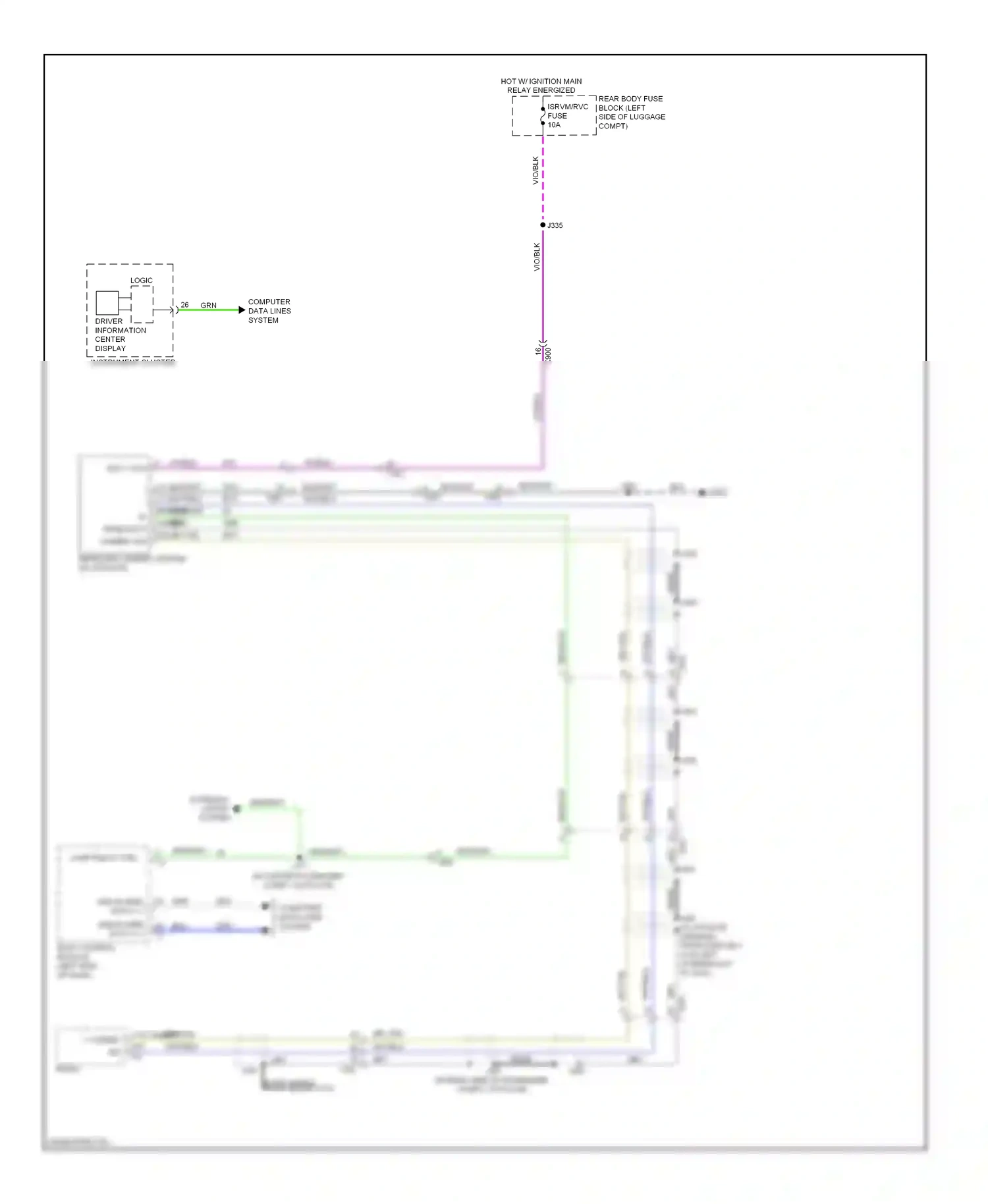 Buick Encore I (2012-2016) bare (shield blunt cut) wiring diagram  (1 of 1)