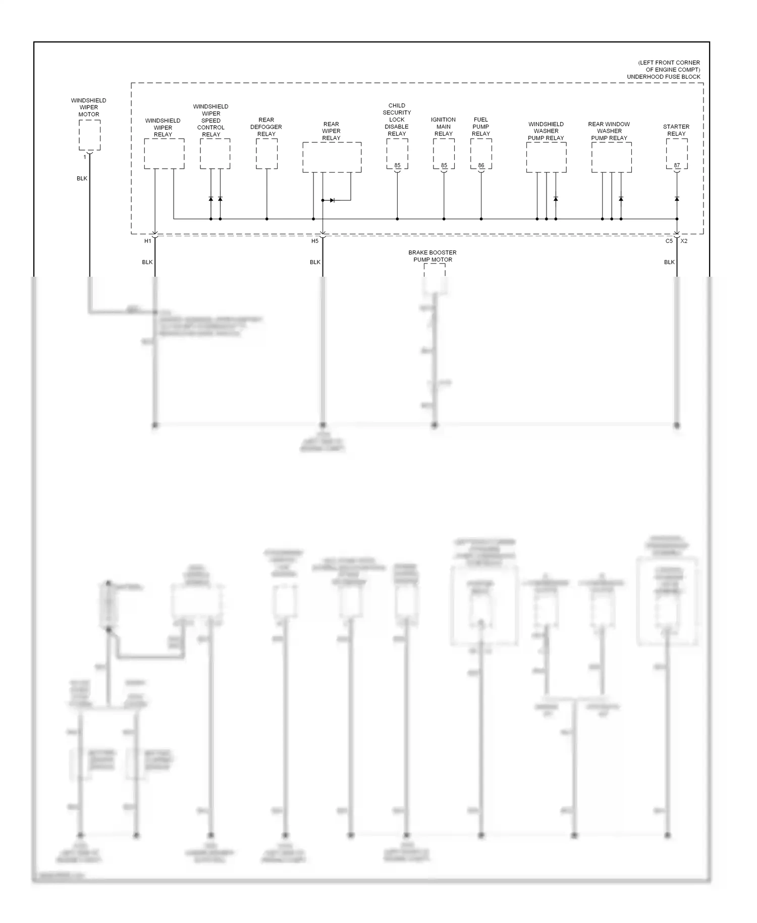 Buick Encore I (2012-2016) battery wiring diagram  (3 of 5)