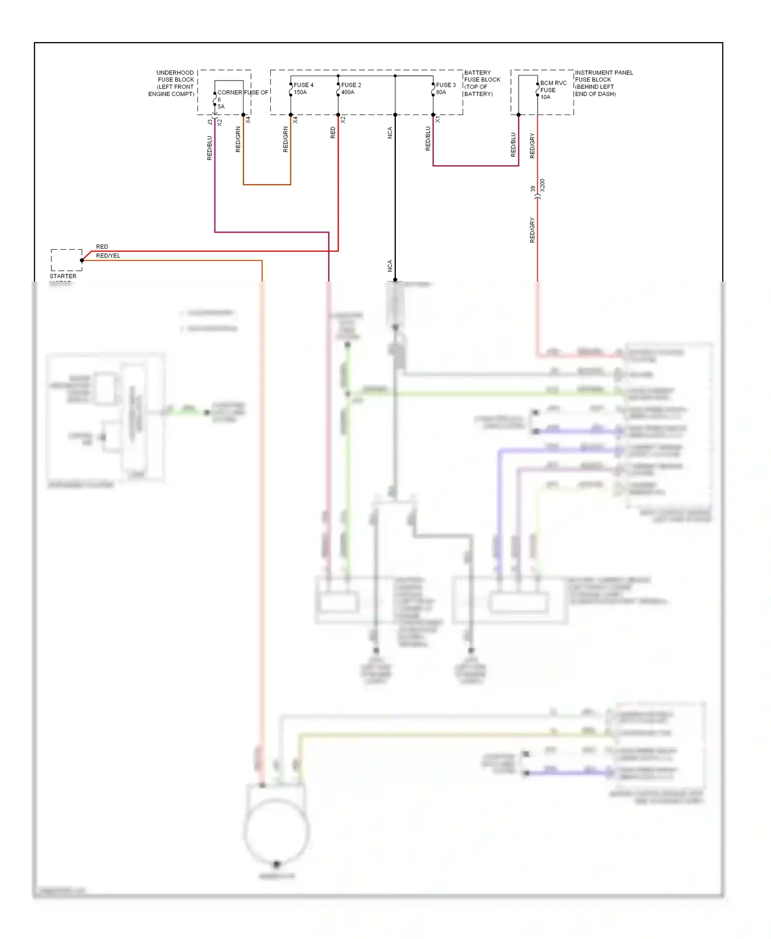 Buick Encore I (2012-2016) battery wiring diagram  (2 of 5)