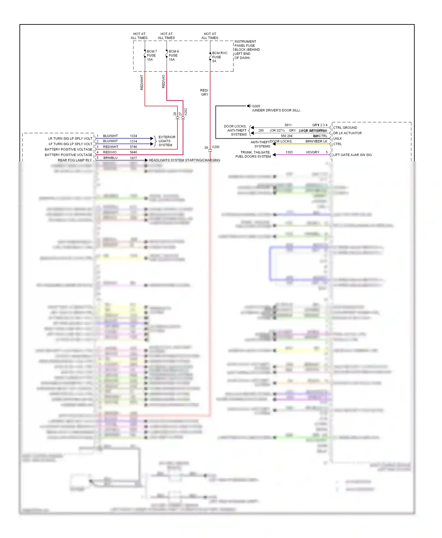 Buick Encore I (2012-2016) blu wiring diagram  (12 of 65)