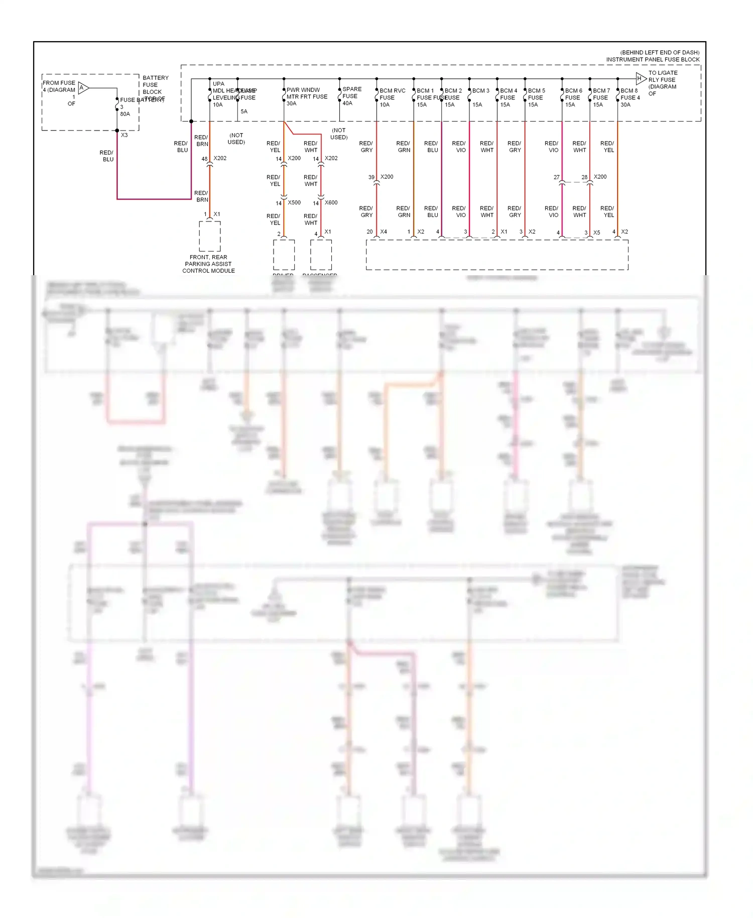 Buick Encore I (2012-2016) brn wiring diagram  (18 of 32)