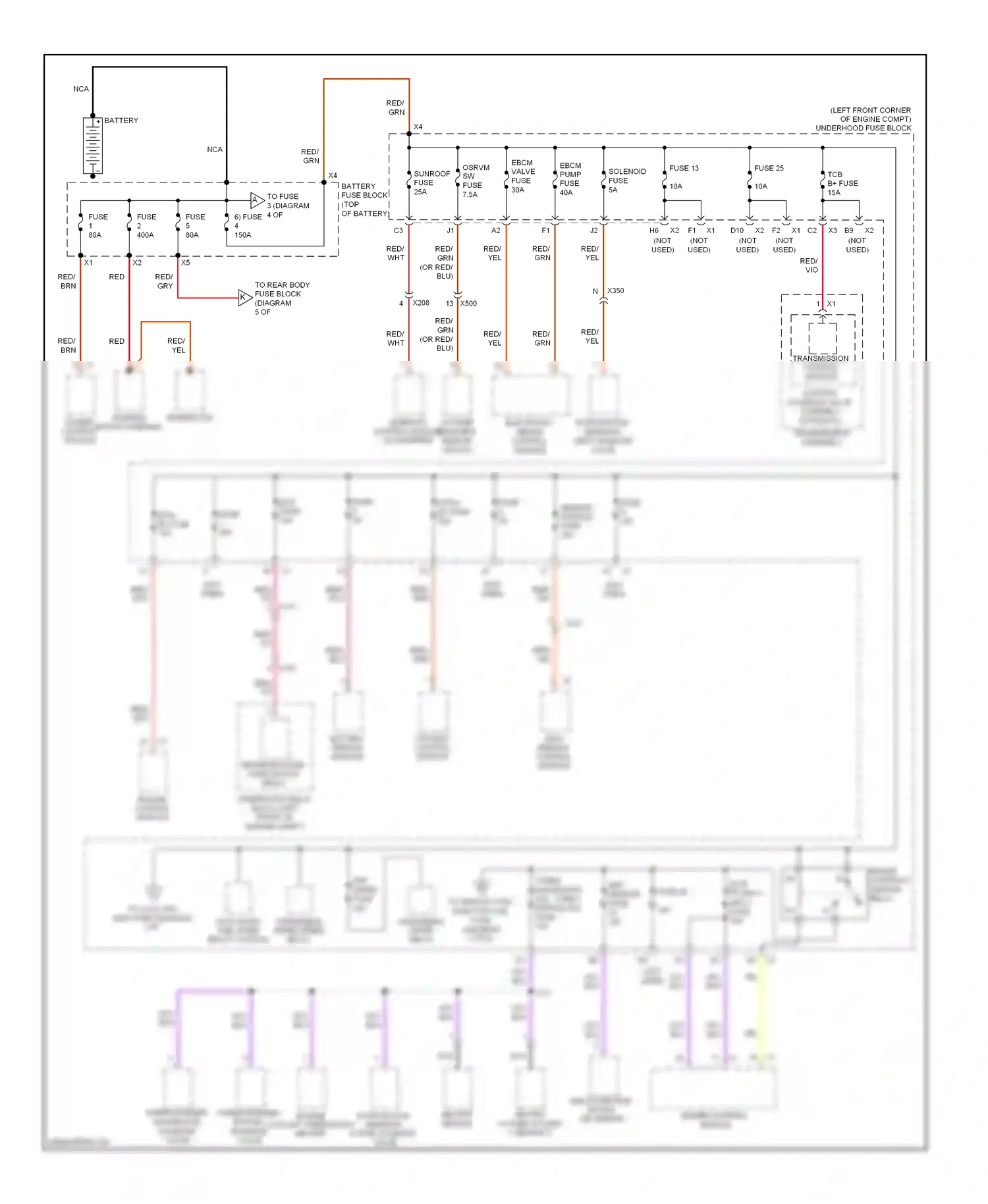 Buick Encore I (2012-2016) brn wiring diagram  (16 of 32)