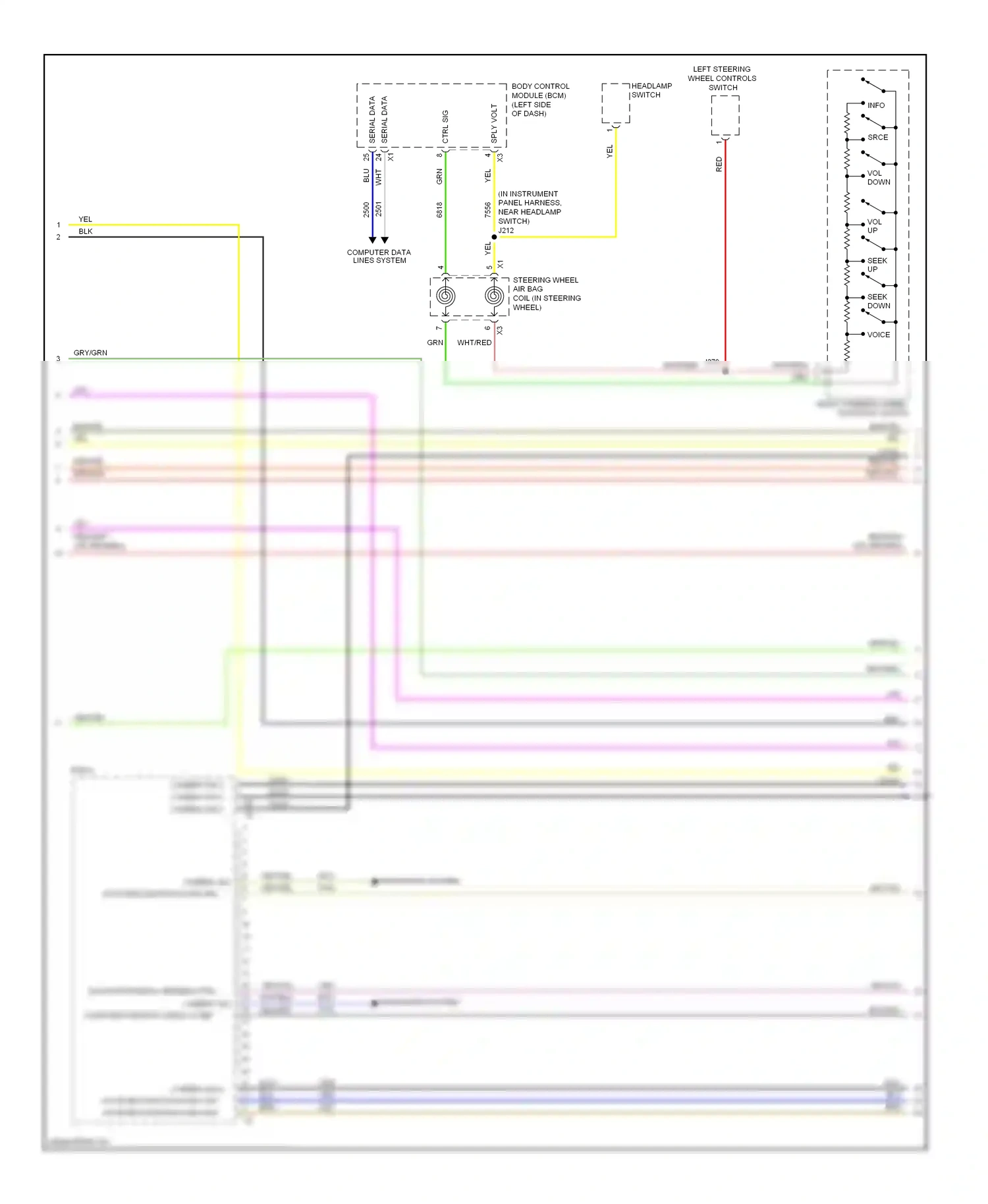 Buick Encore I (2012-2016) brn wiring diagram  (11 of 32)