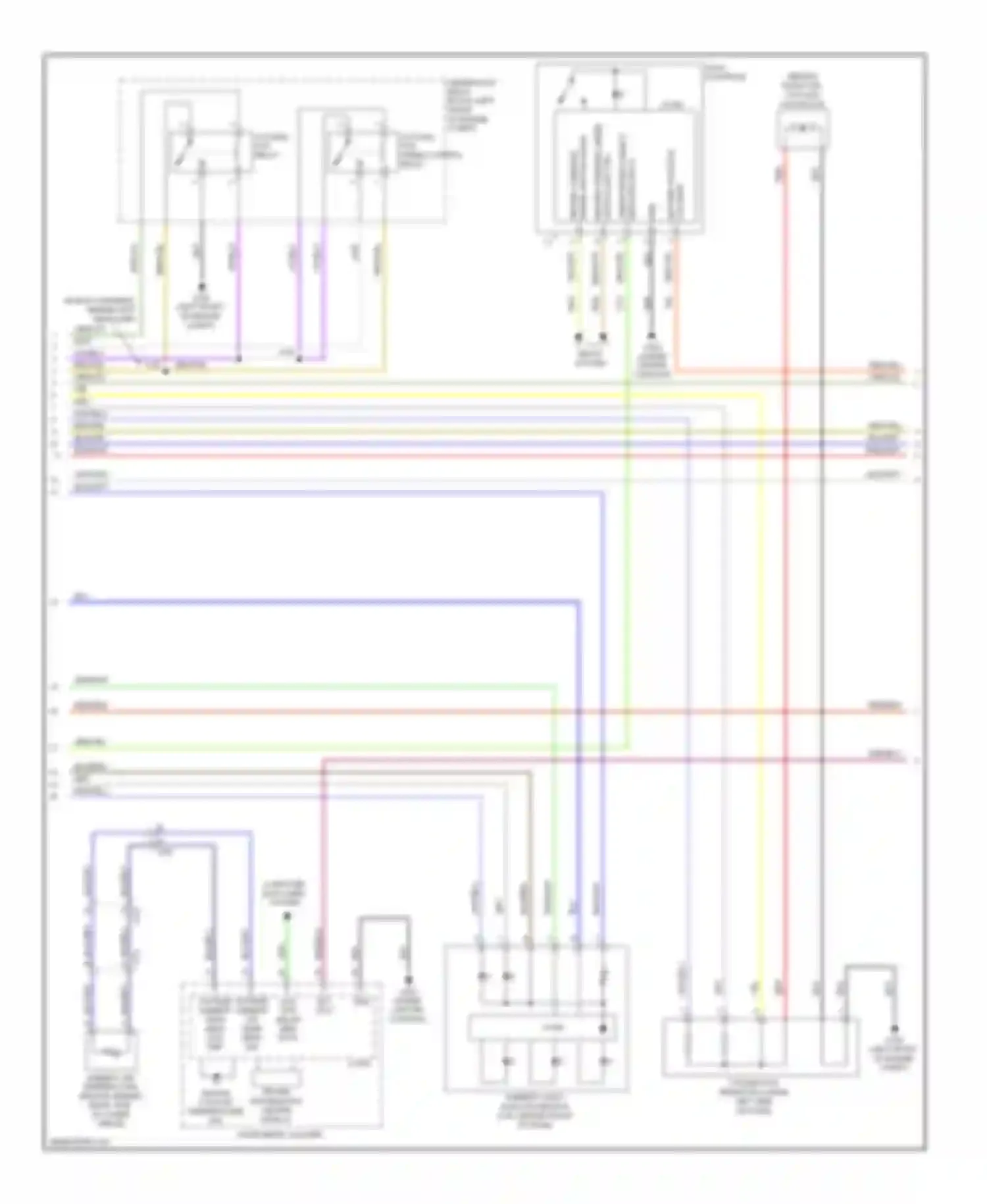 Wiring diagram cooling fan relay for Buick Encore I (2012-2016) (1 of 5)