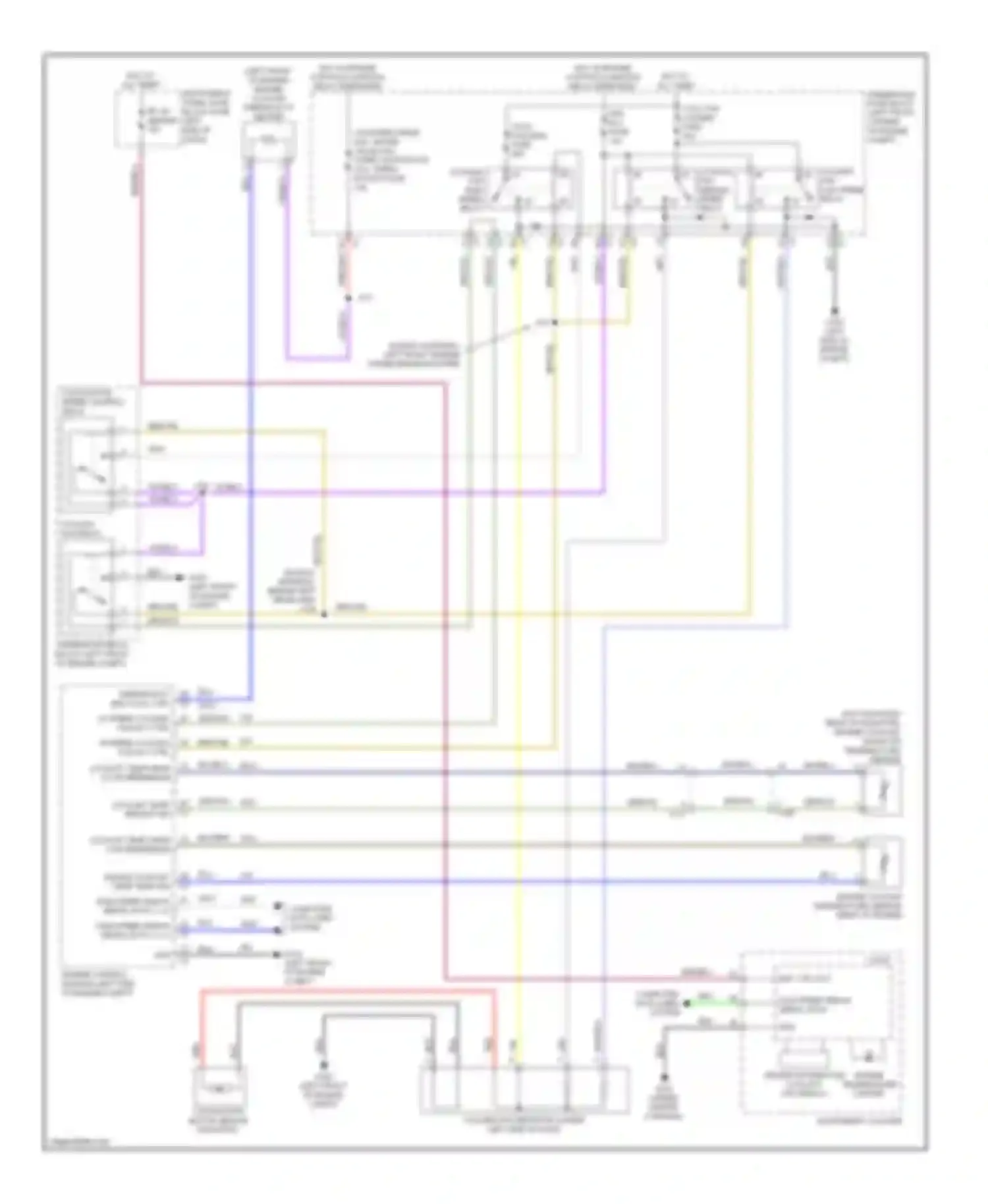 Wiring diagram cooling fan speed control relay for Buick Encore I (2012-2016) (2 of 4)