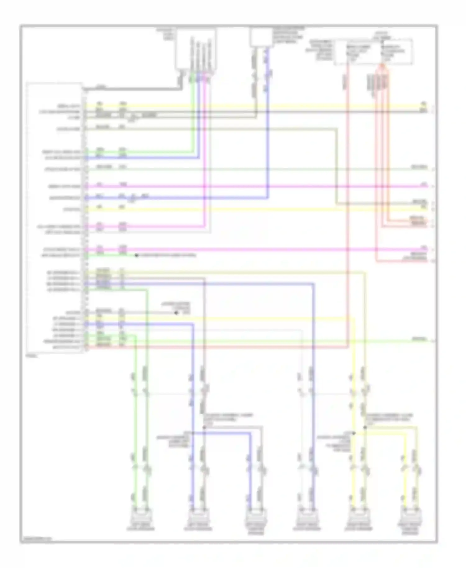Wiring diagram detection sig for Buick Encore I (2012-2016) (1 of 4)