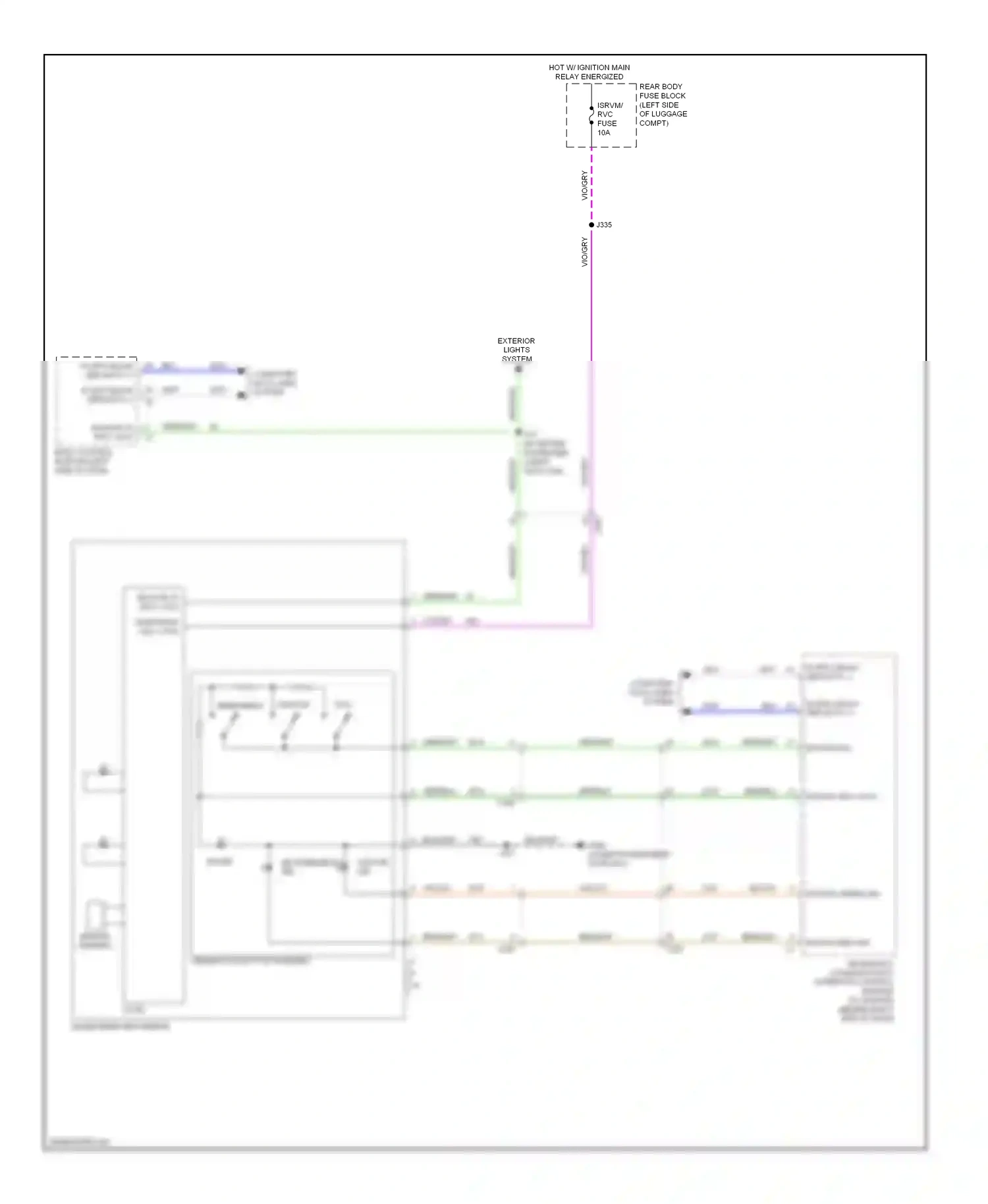 Buick Encore I (2012-2016) emergency wiring diagram  (1 of 1)