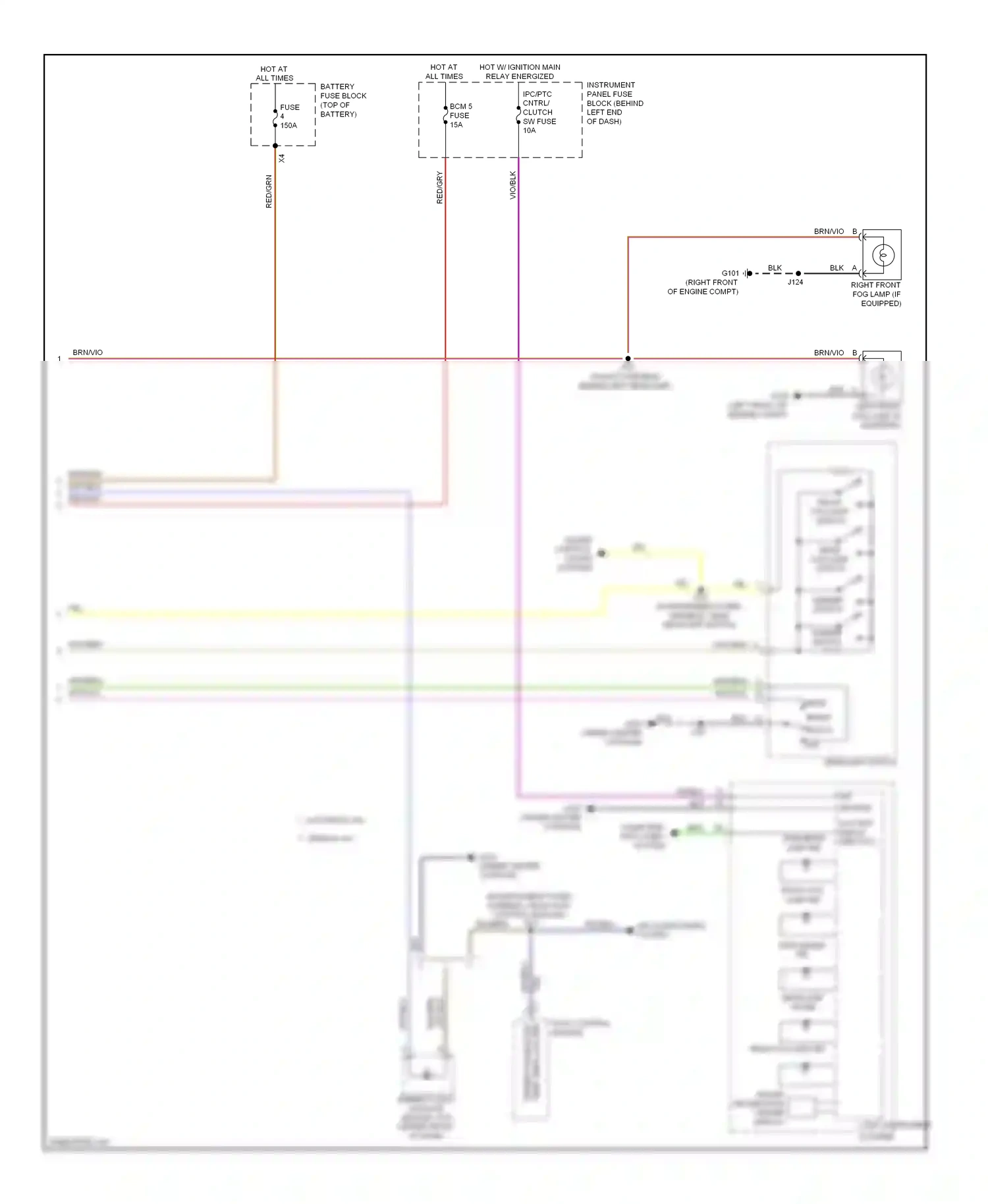 Buick Encore I (2012-2016) fuse wiring diagram  (4 of 13)
