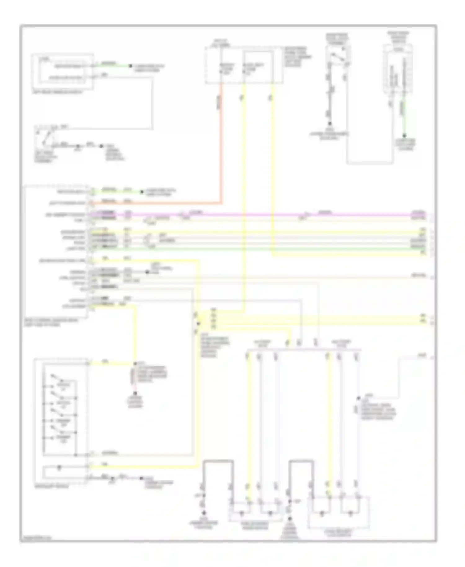 Wiring diagram gry/yel for Buick Encore I (2012-2016) (7 of 24)
