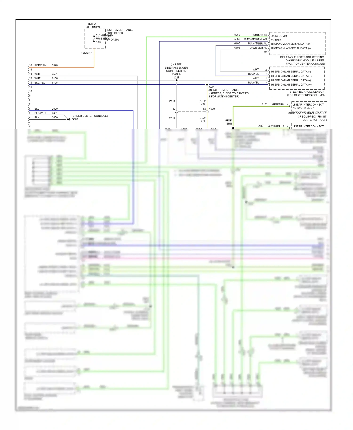 Buick Encore I (2012-2016) hvac control module (if equipped) wiring diagram  (1 of 1)