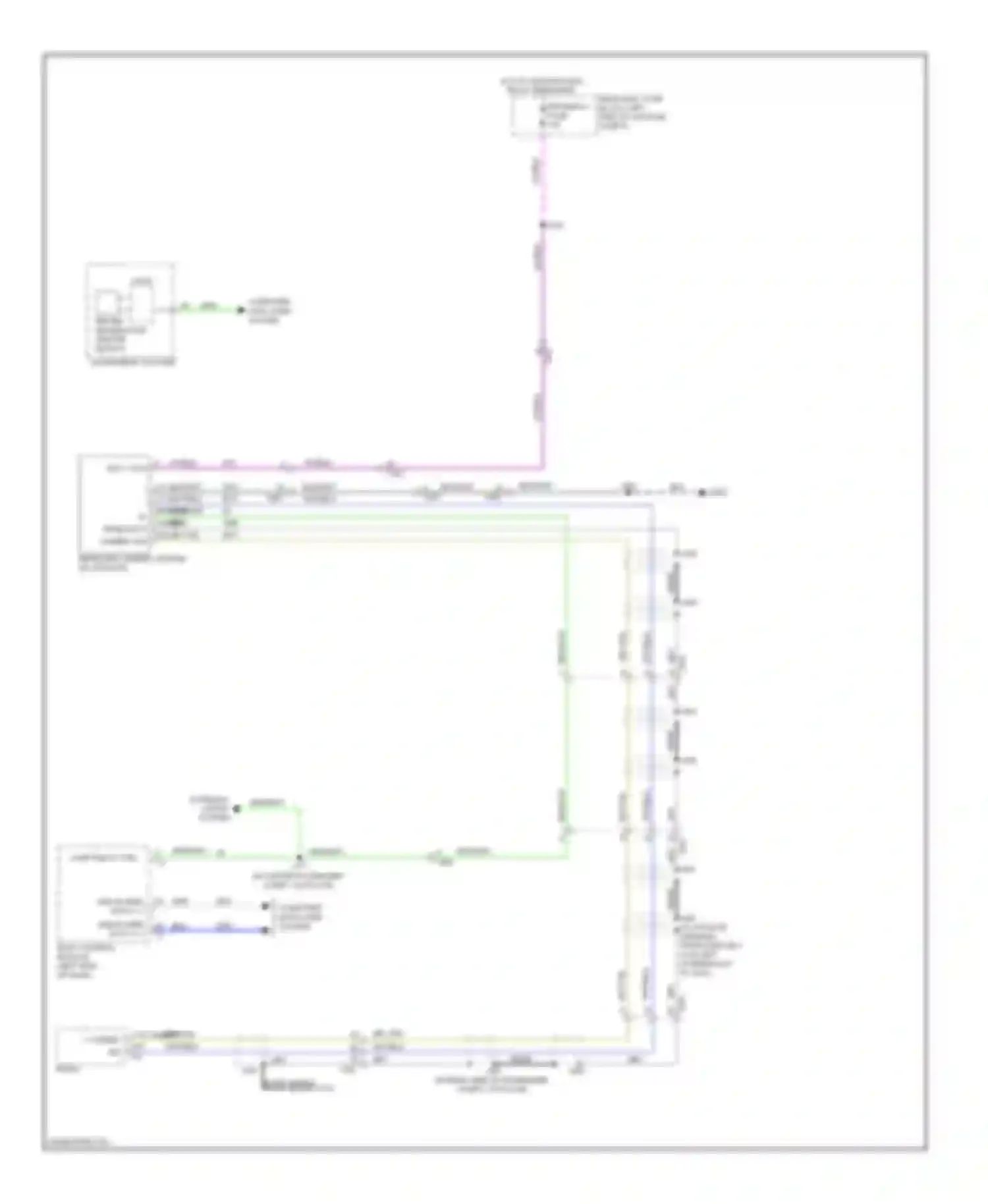 Wiring diagram (in liftgate harness, approximately for Buick Encore I (2012-2016) (1 of 1)