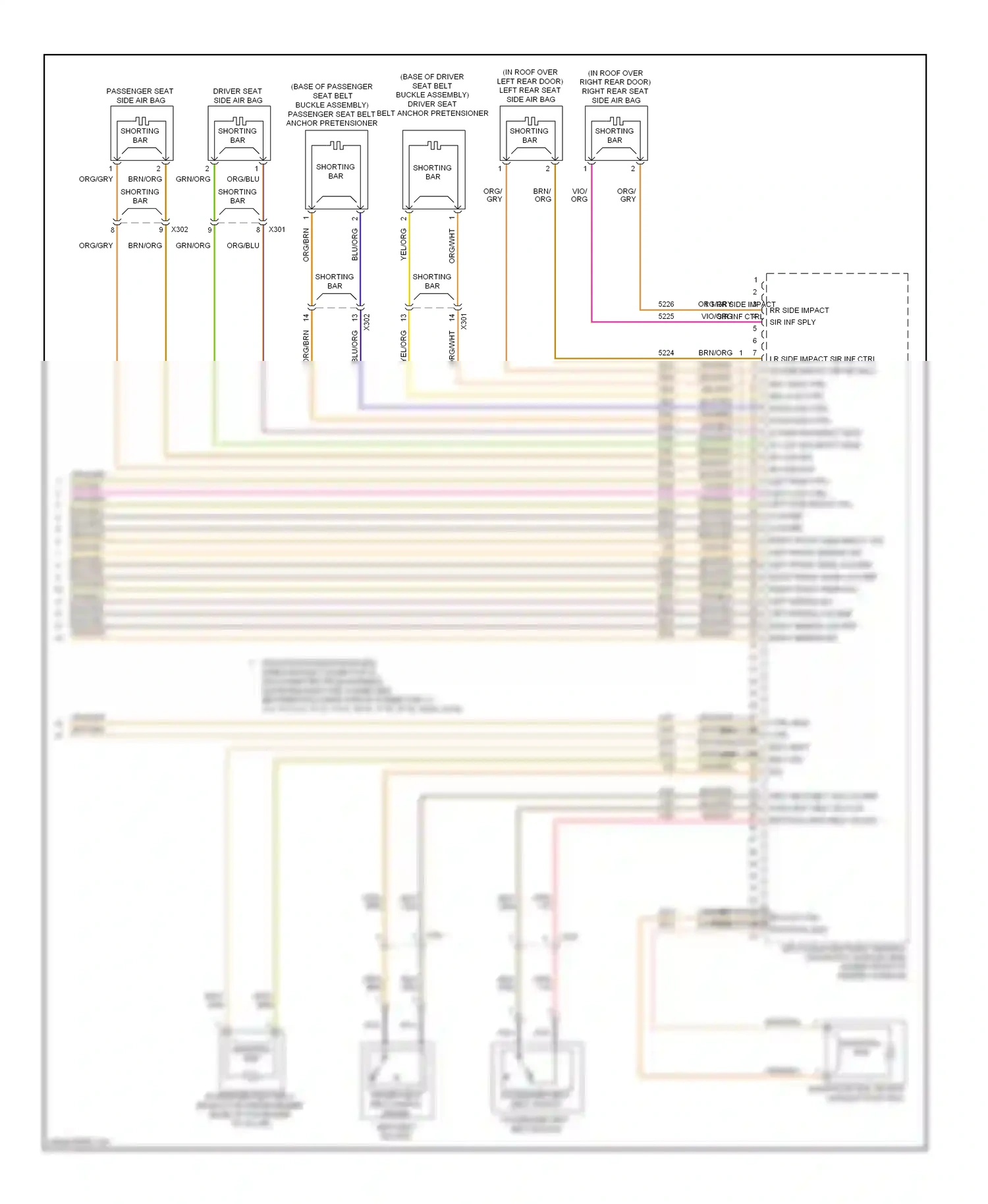 Buick Encore I (2012-2016) inflatable restraint sensing, diagnostic module (sdm) wiring diagram  (1 of 1)