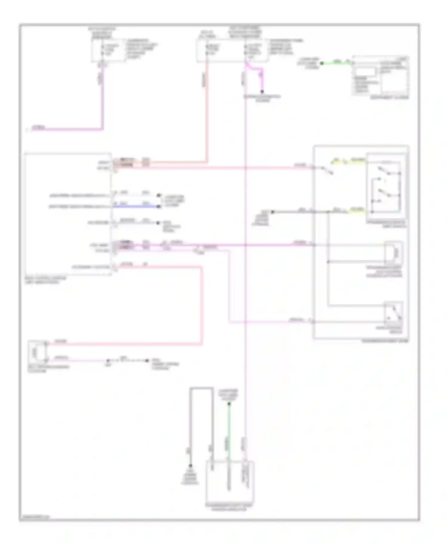 Wiring diagram key capture solenoid actuator for Buick Encore I (2012-2016) (1 of 2)