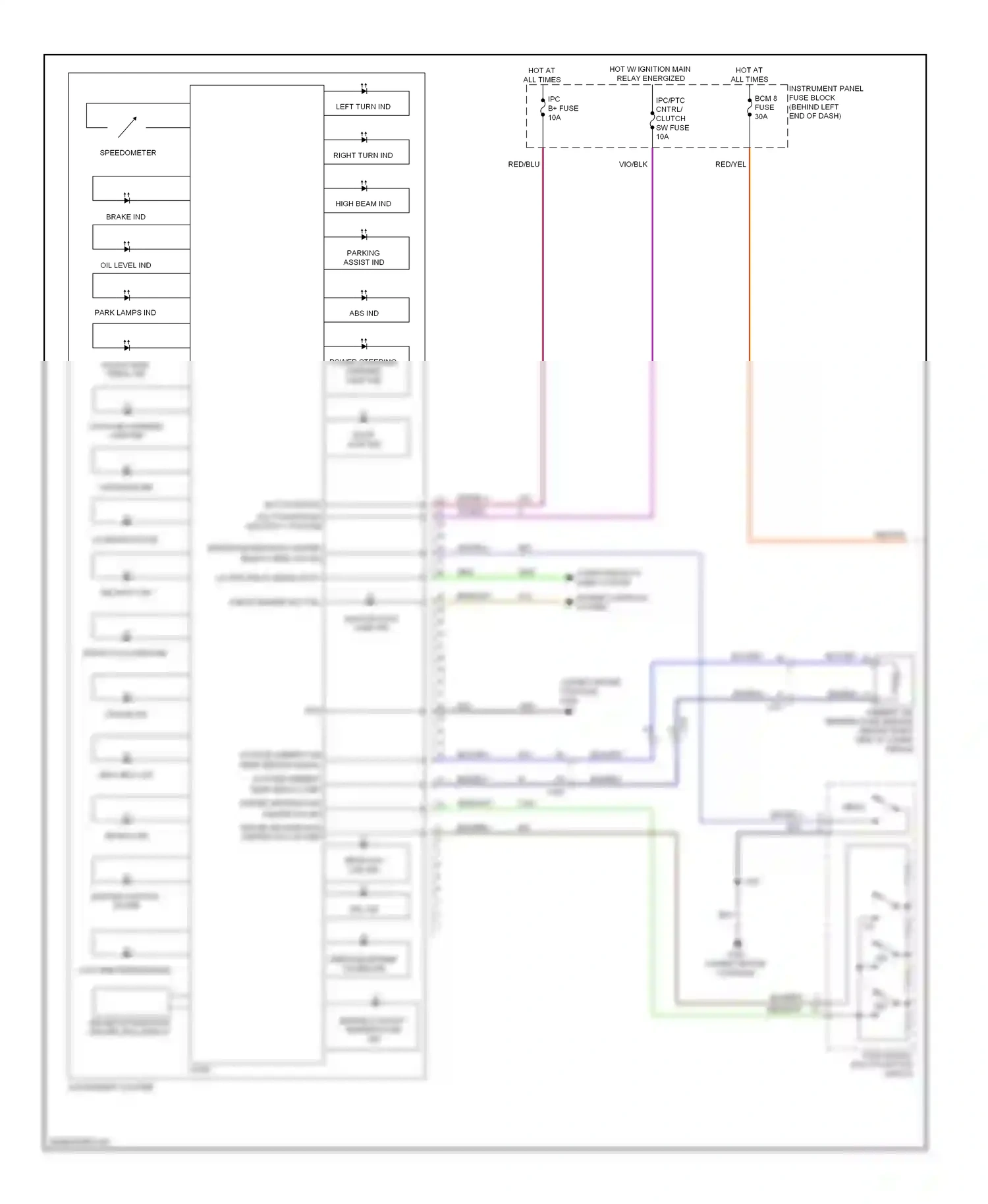 Buick Encore I (2012-2016) logic wiring diagram  (14 of 32)