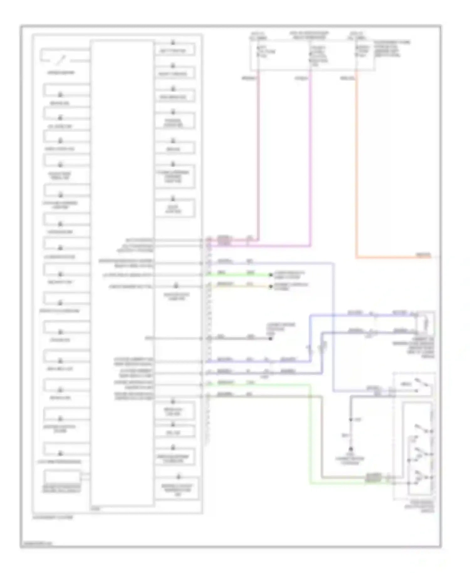 Wiring diagram low fuel warning lamp ind for Buick Encore I (2012-2016) (1 of 1)