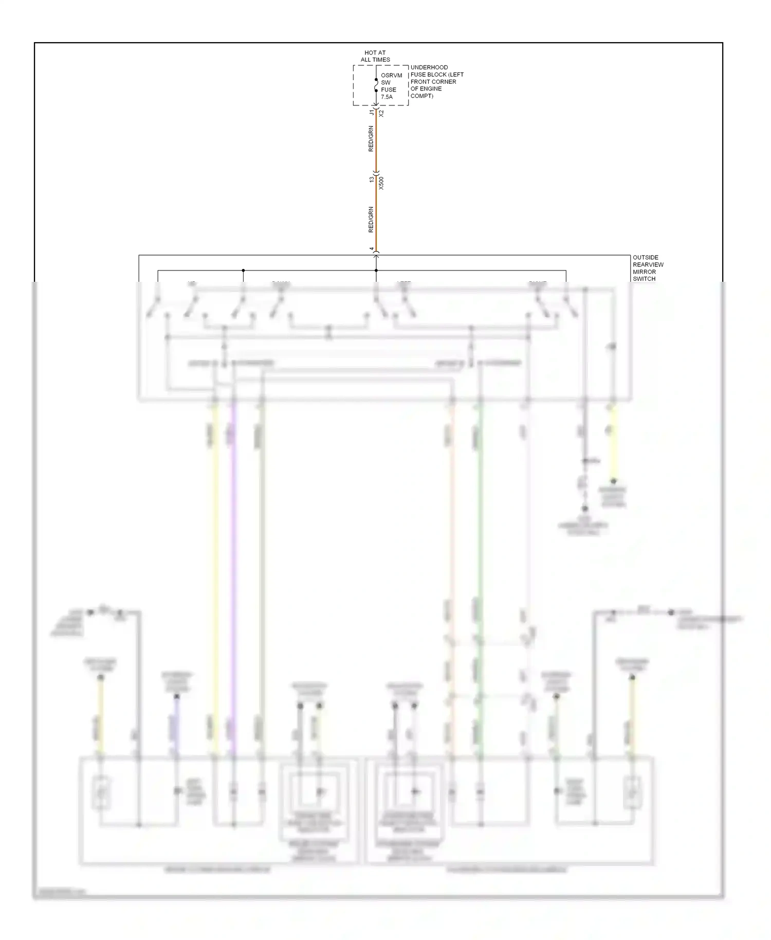 Buick Encore I (2012-2016) passenger wiring diagram  (2 of 3)