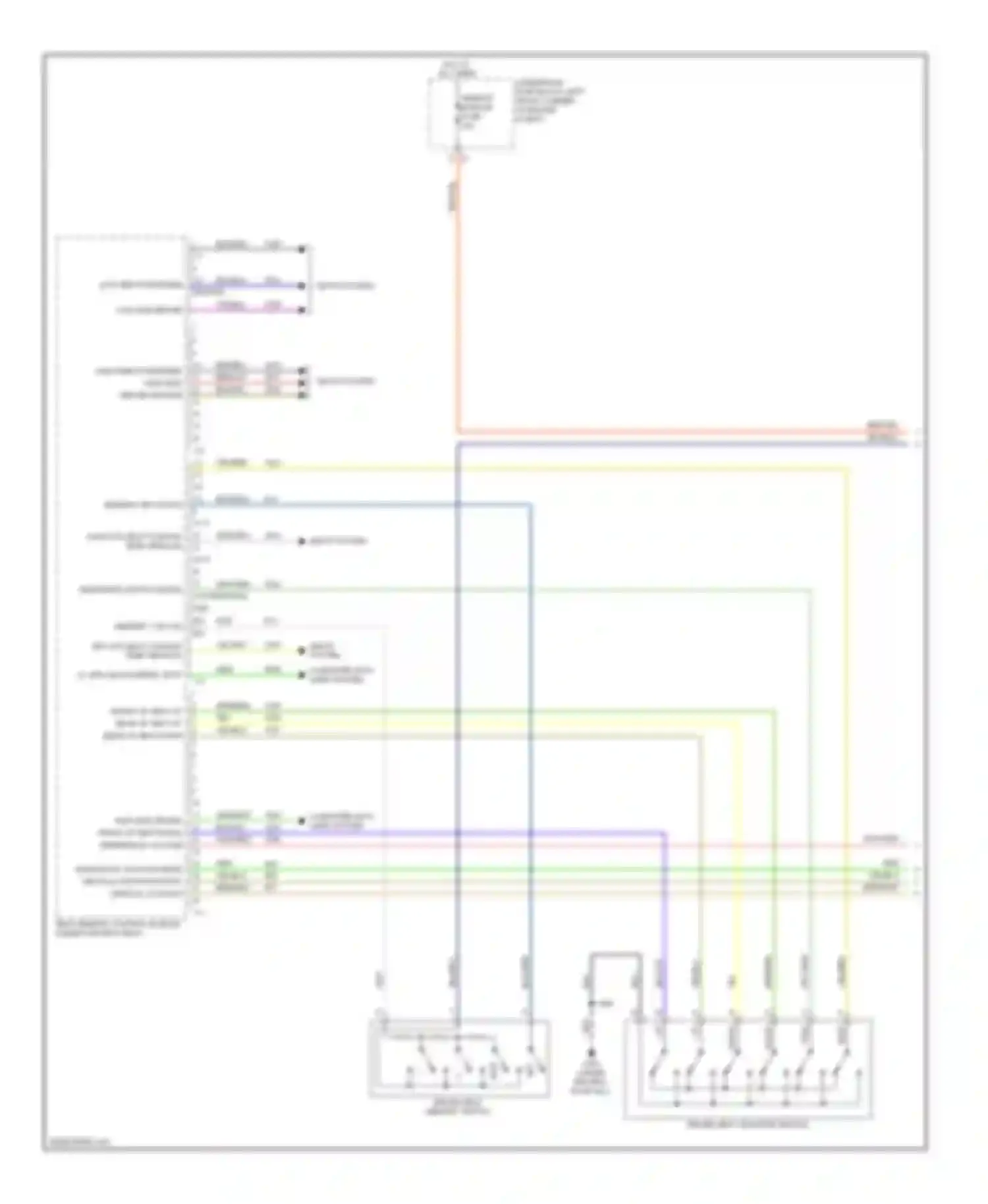 Wiring diagram rearward switch signal for Buick Encore I (2012-2016) (1 of 1)