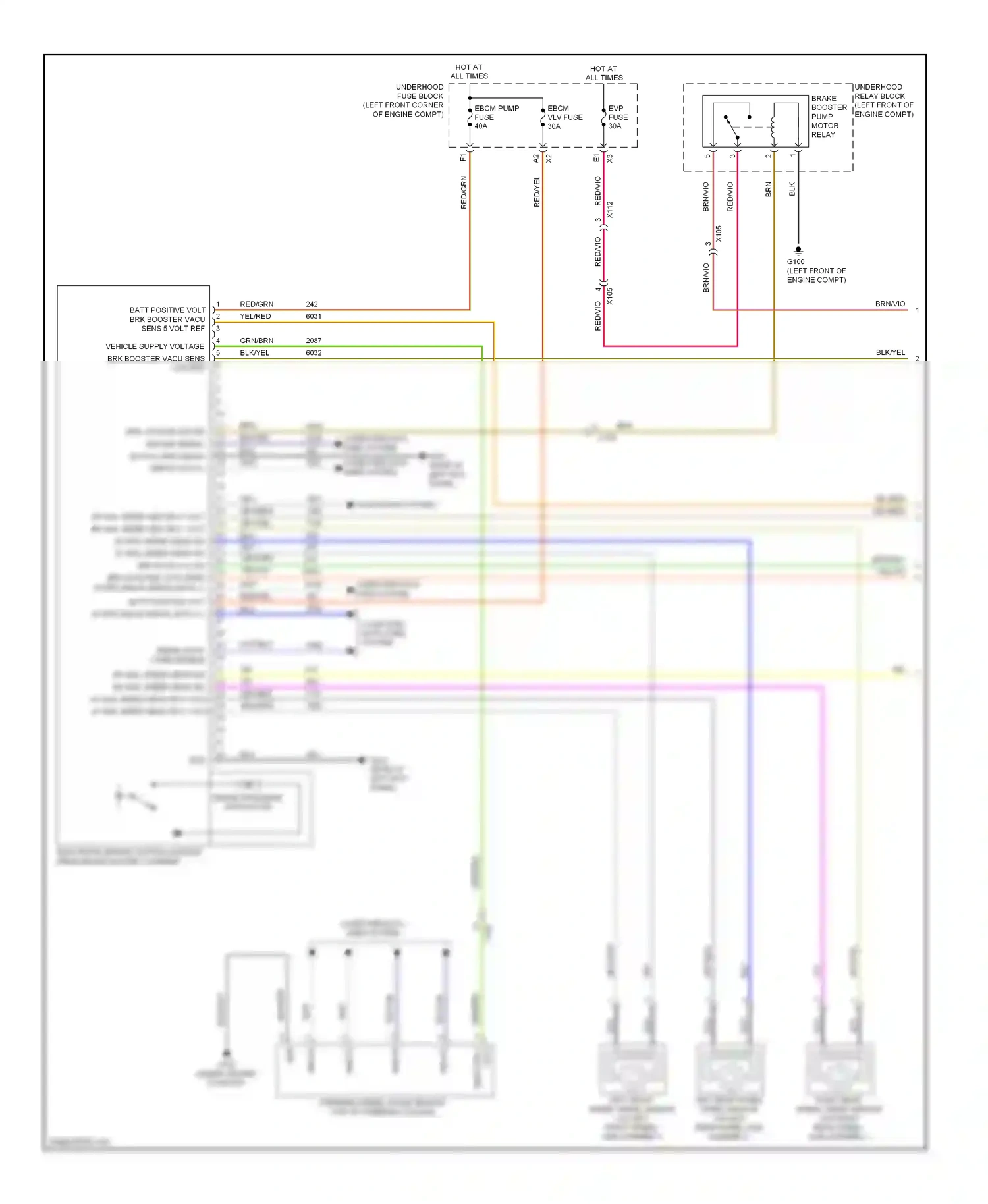 Buick Encore I (2012-2016) relay wiring diagram  (1 of 4)