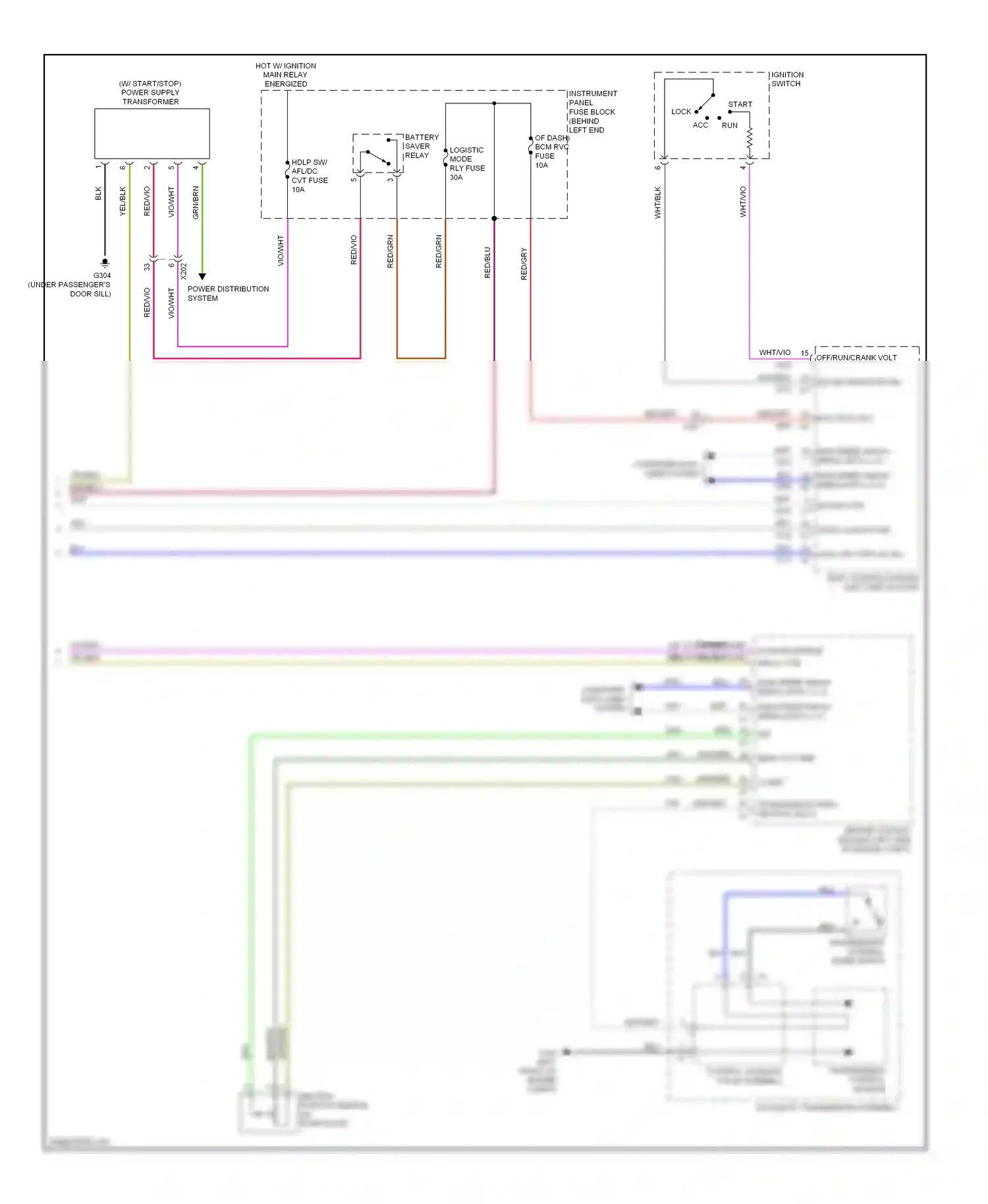 Buick Encore I (2012-2016) sig wiring diagram  (1 of 2)