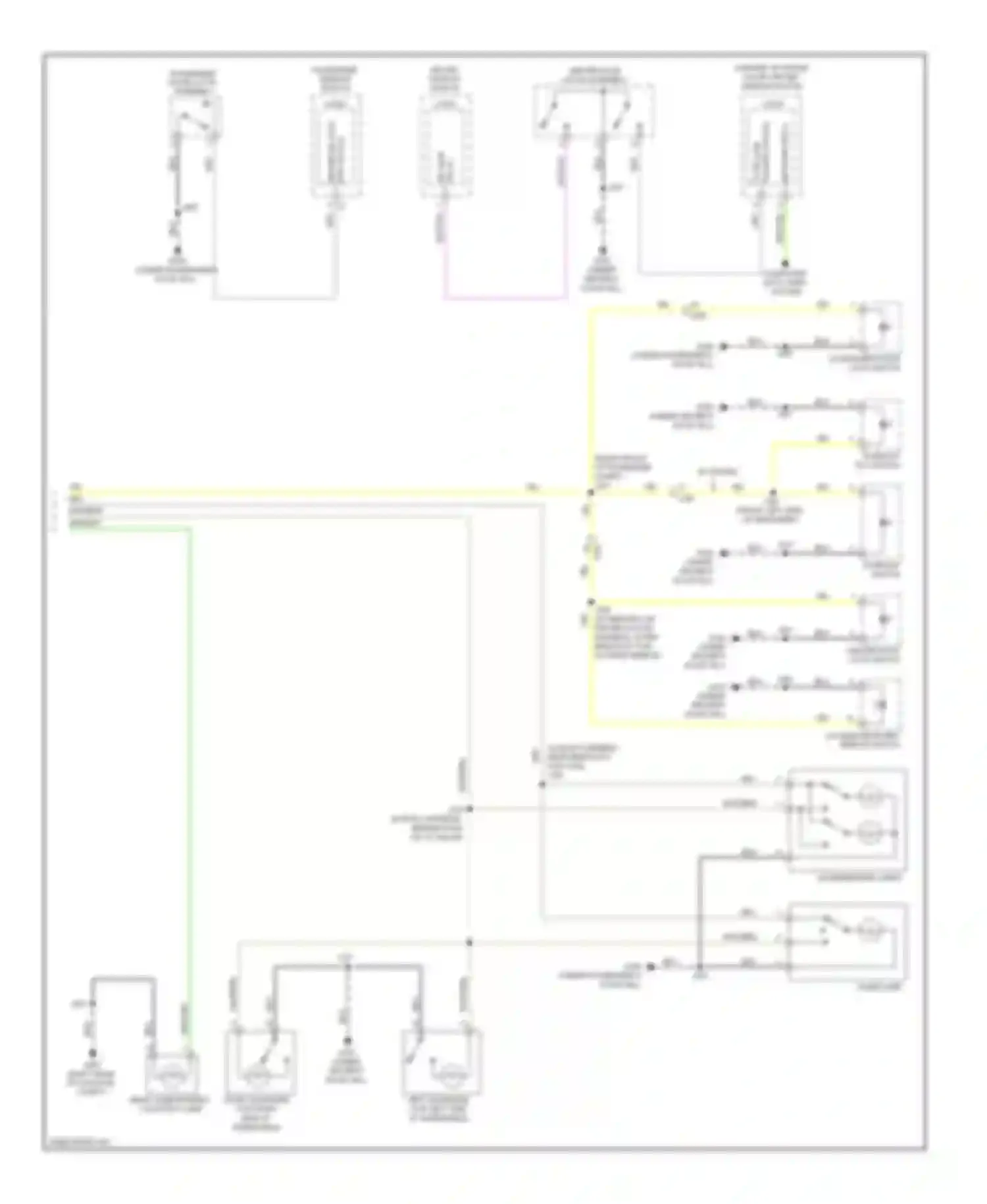 Wiring diagram sunroof switch for Buick Encore I (2012-2016) (1 of 2)