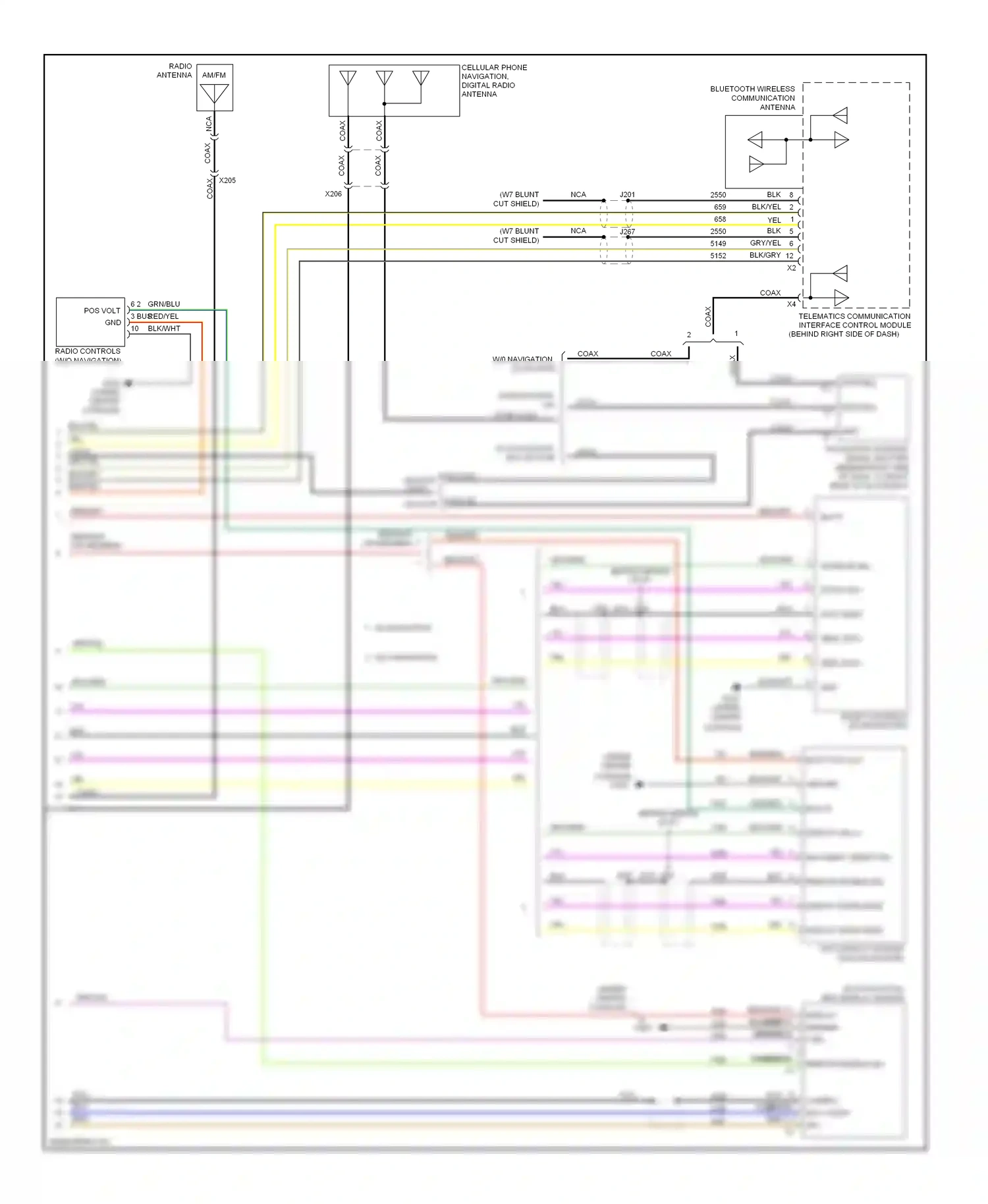 Buick Encore I (2012-2016) (under center console) wiring diagram  (37 of 41)