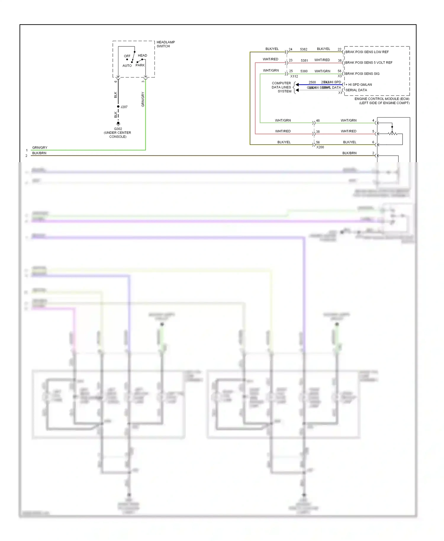 Buick Encore I (2012-2016) (under center console) wiring diagram  (13 of 41)