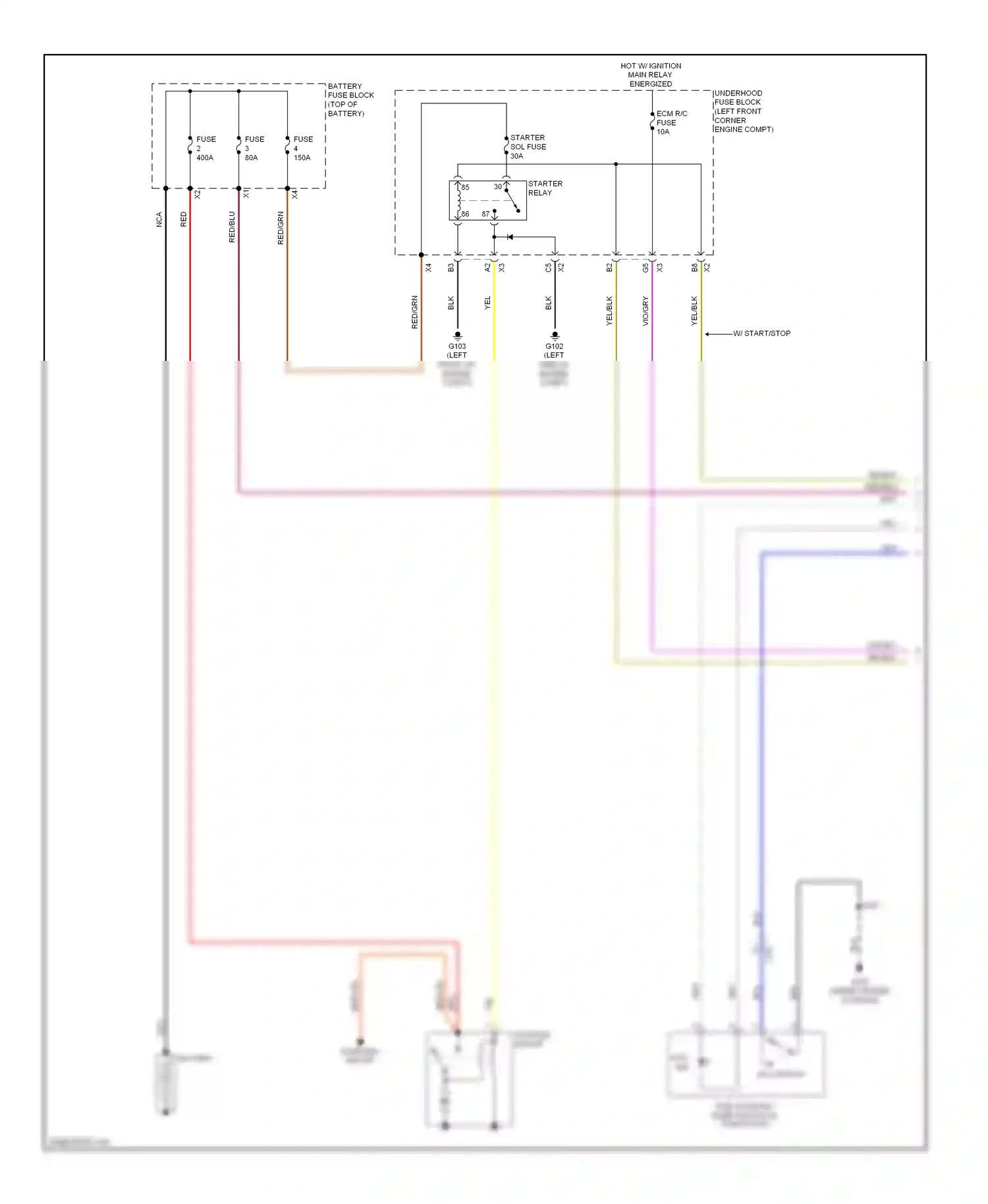 Buick Encore I (2012-2016) (under center console) wiring diagram  (39 of 41)