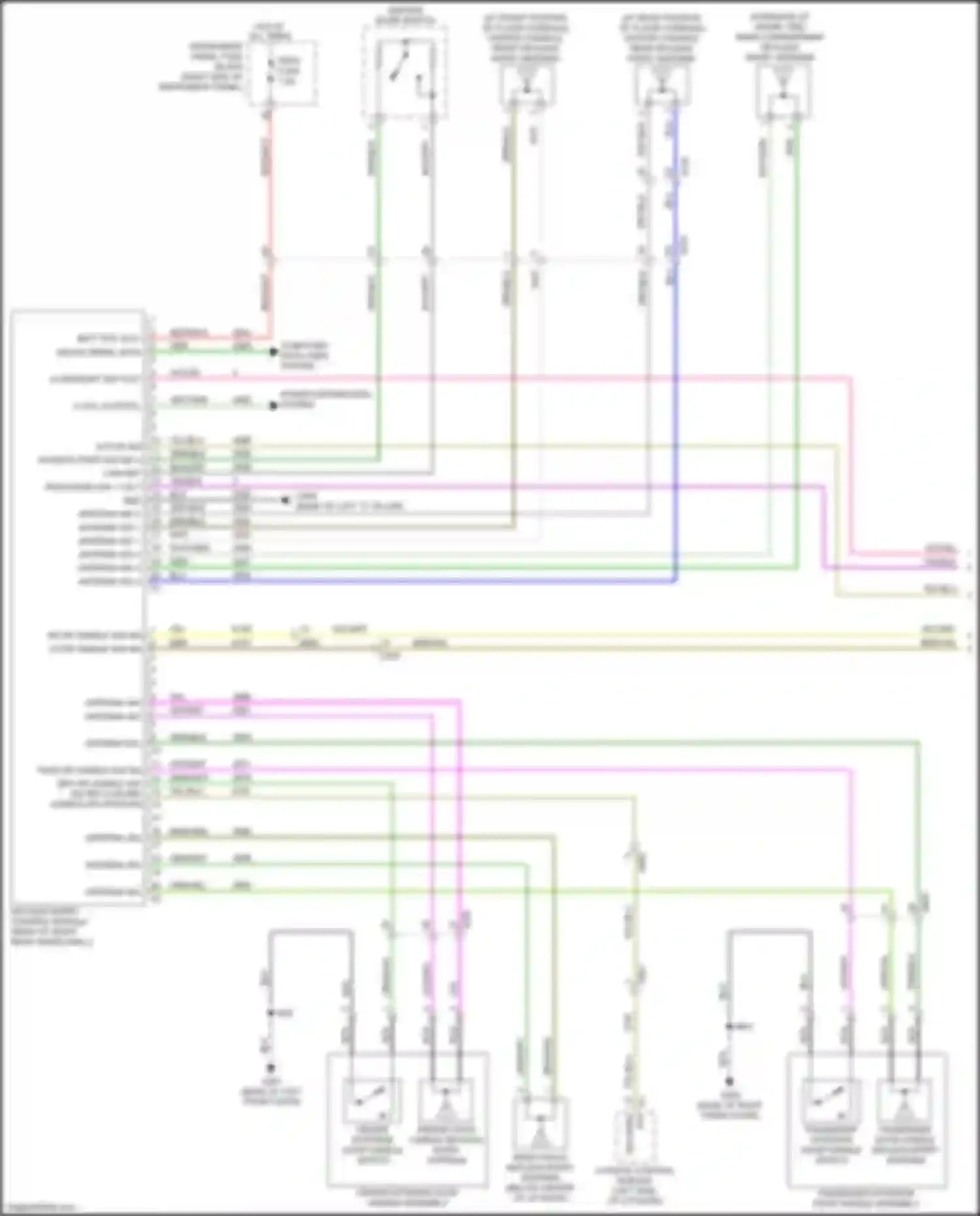 Envision Buick I (2016-2018): Forced entry circuit (1 of 5)