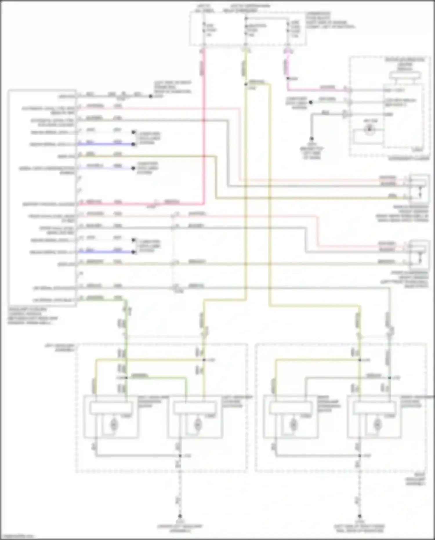 Envision Buick I (2016-2018): Adaptive front lighting circuit