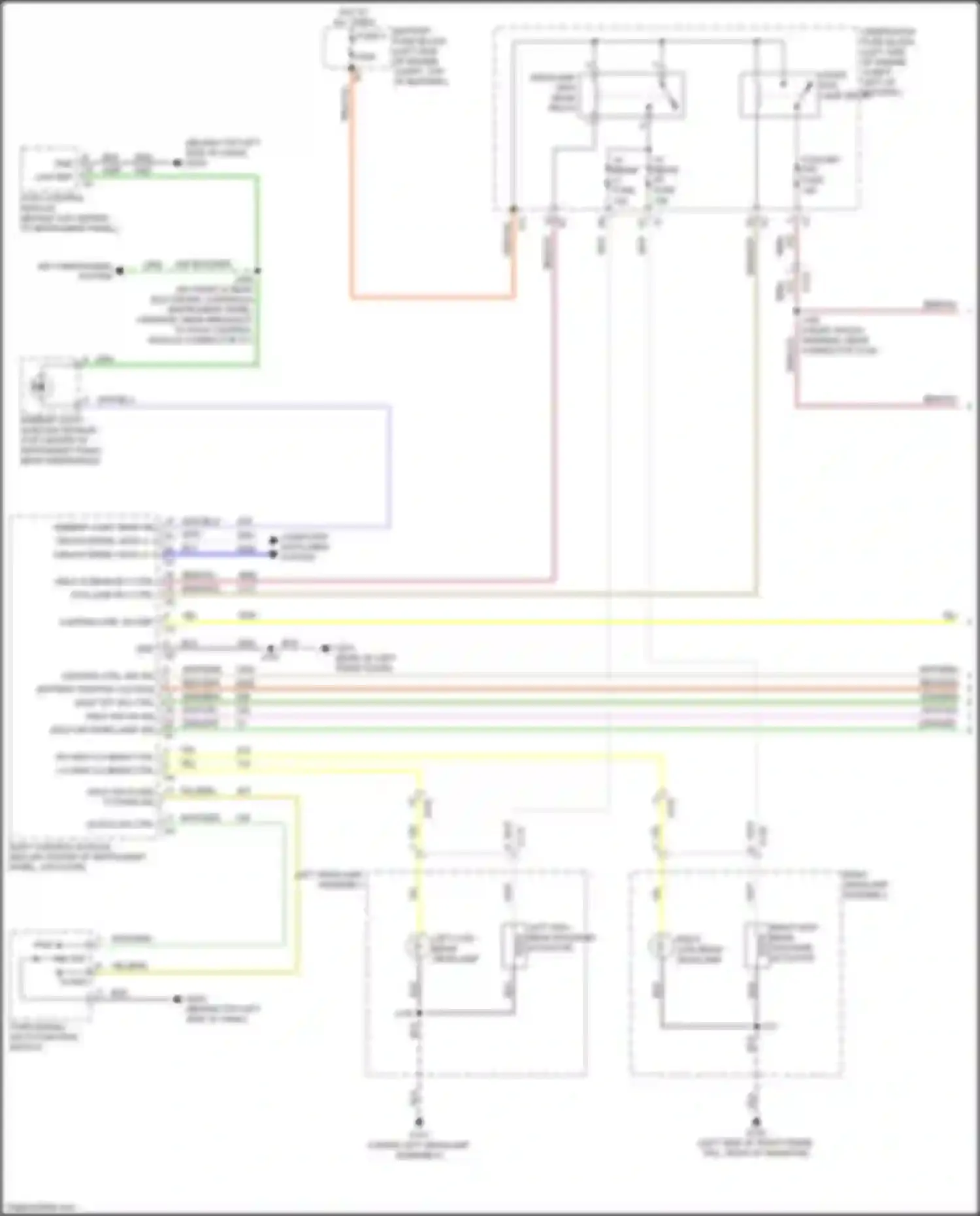 Envision Buick I (2016-2018): Headlamps circuit, w/o high intensity discharge (1 of 2)