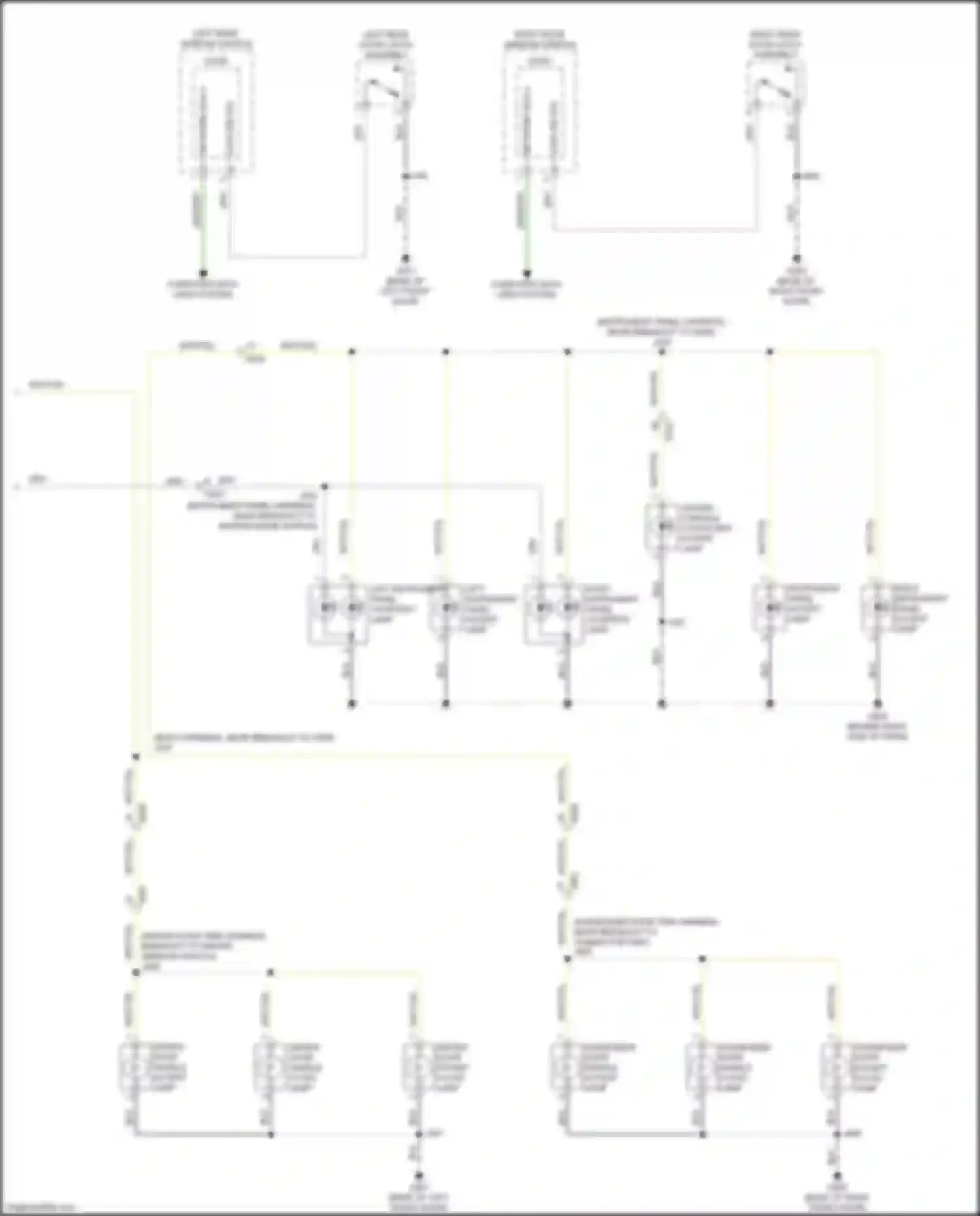 Envision Buick I (2016-2018): Courtesy lamps circuit (3 of 3)