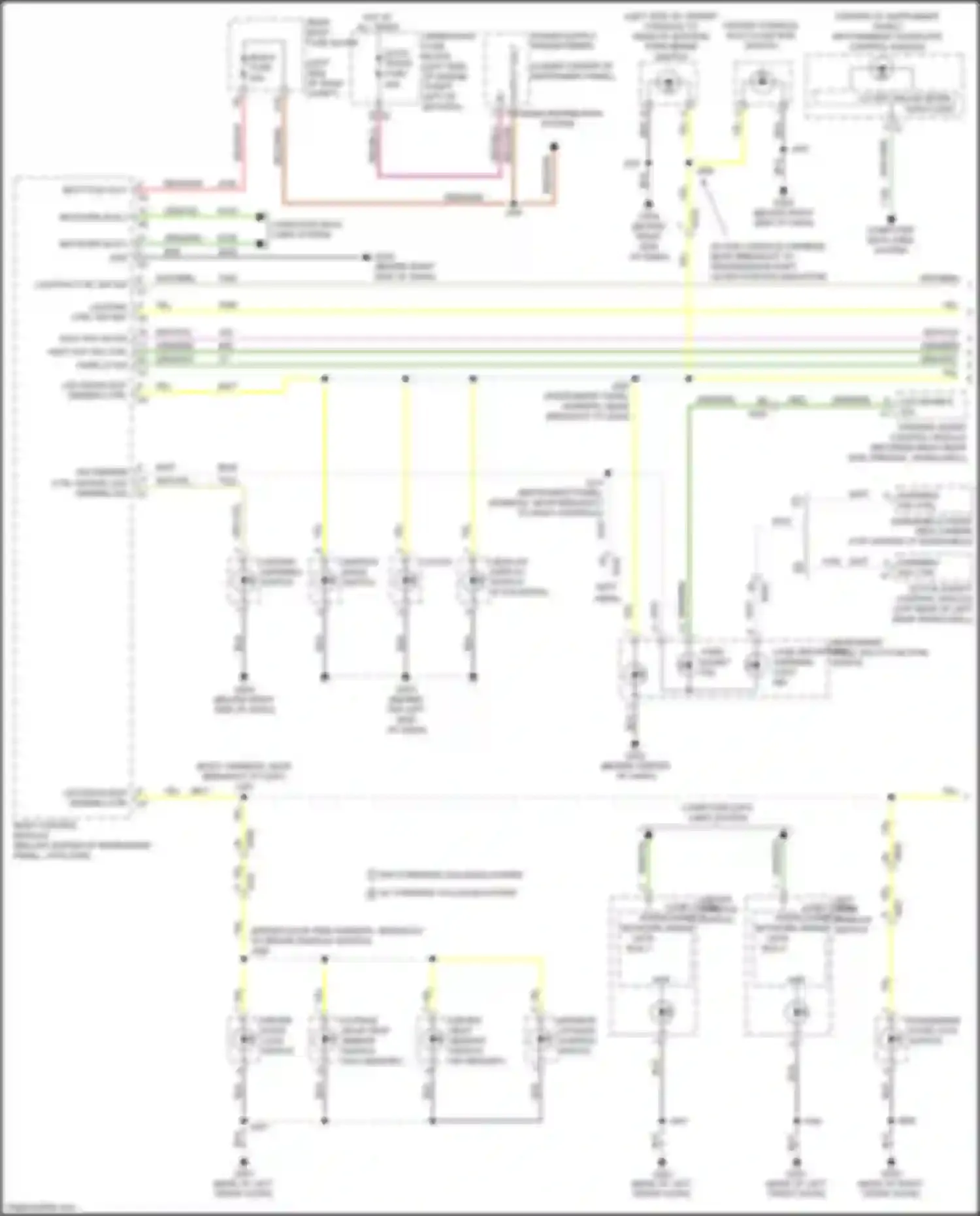 Envision Buick I (2016-2018): Instrument illumination circuit (1 of 2)