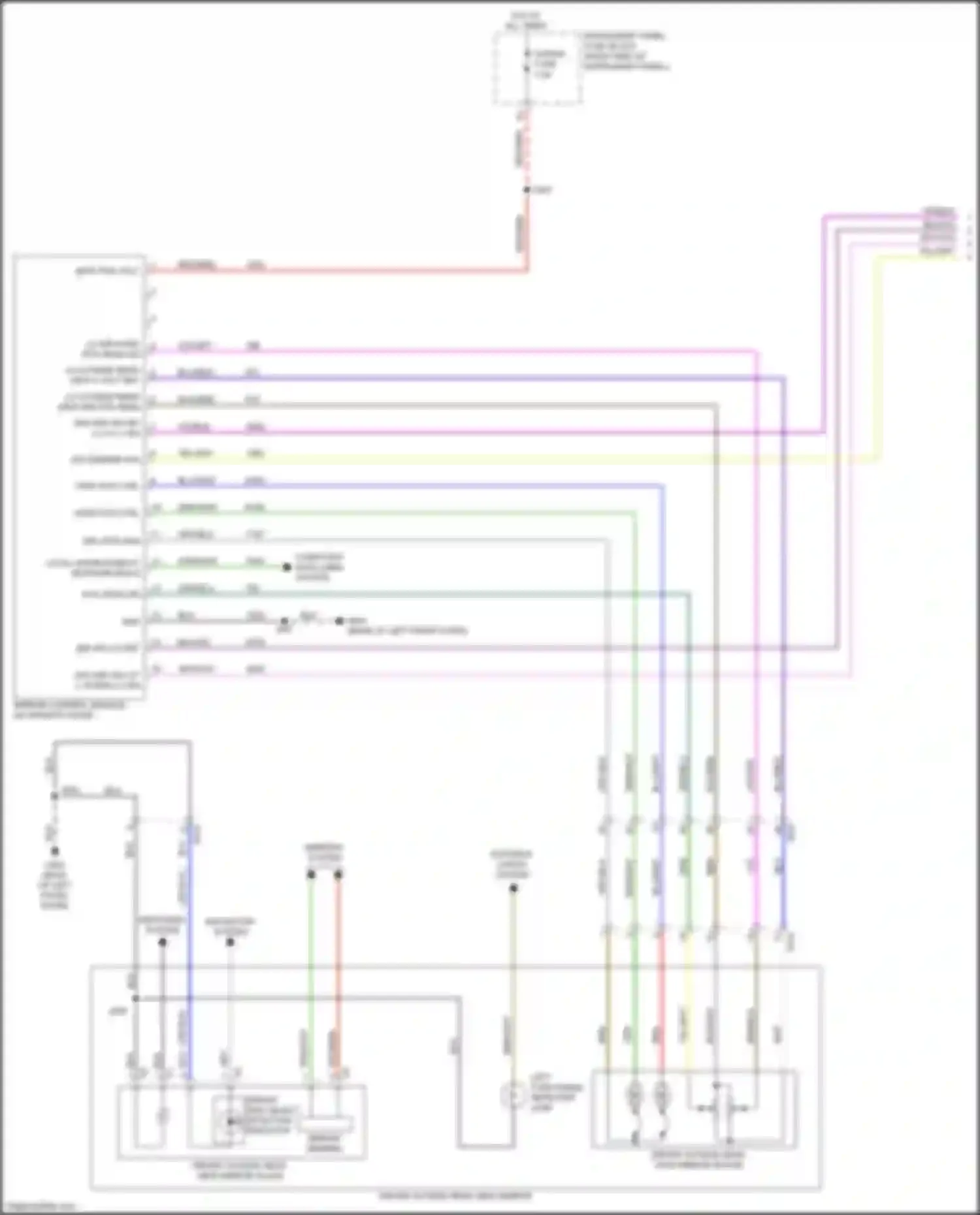 Envision Buick I (2016-2018): Memory mirrors circuit (1 of 2)