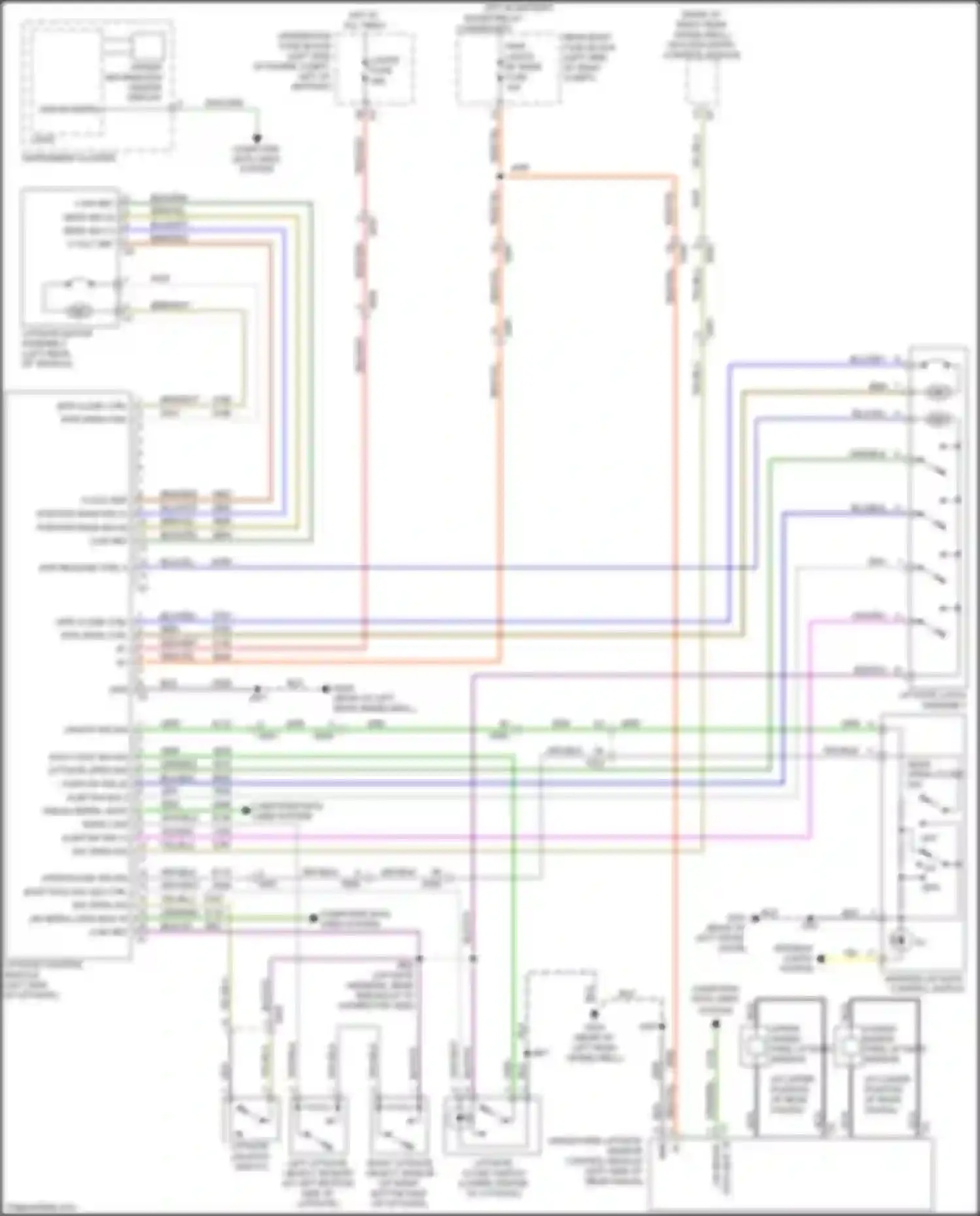 Envision Buick I (2016-2018): Power liftgate circuit