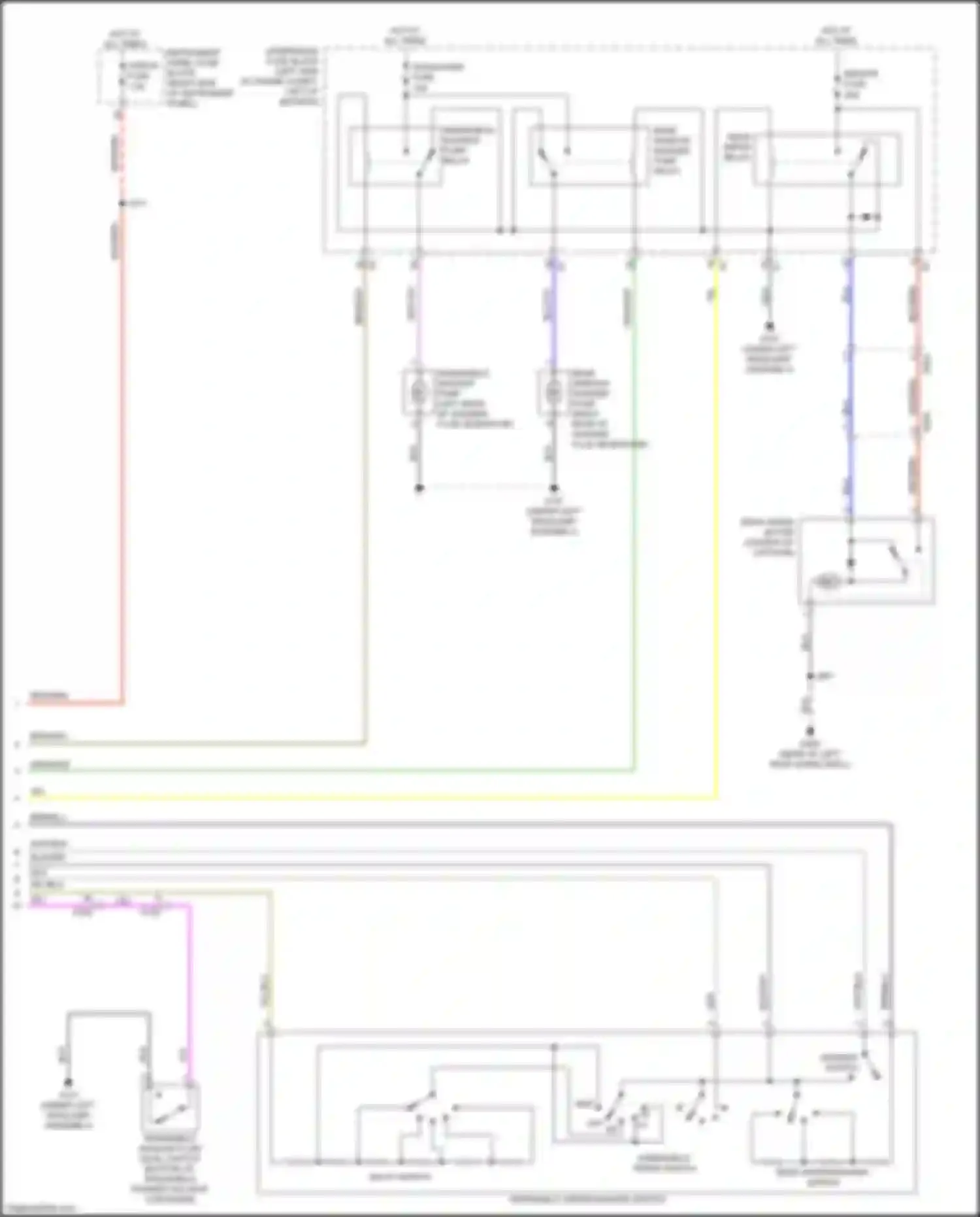 Envision Buick I (2016-2018): Wiper/washer circuit (2 of 2)