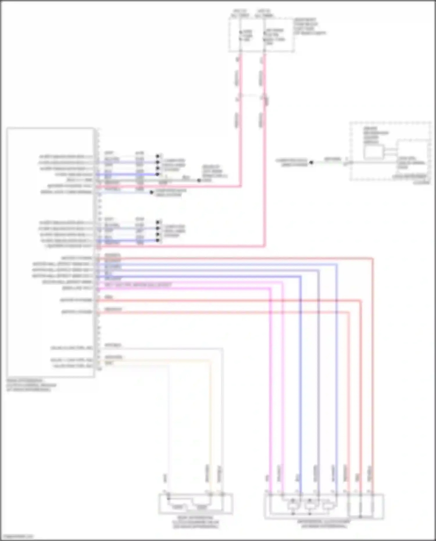Wiring diagram blu/org for Buick Envision I (2016-2018) (1 of 1)