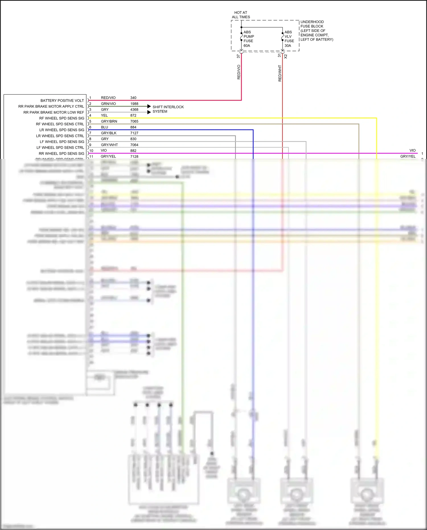 Buick Envision I (2016-2018) computer data lines system wiring diagram  (2 of 86)