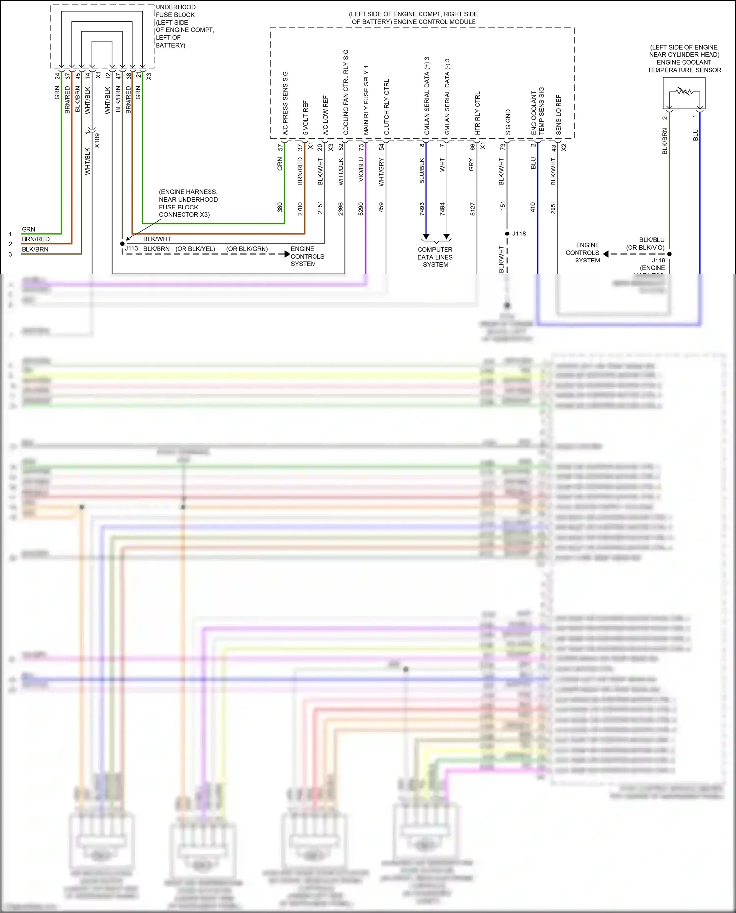 Buick Envision I (2016-2018) computer data lines system wiring diagram  (33 of 86)
