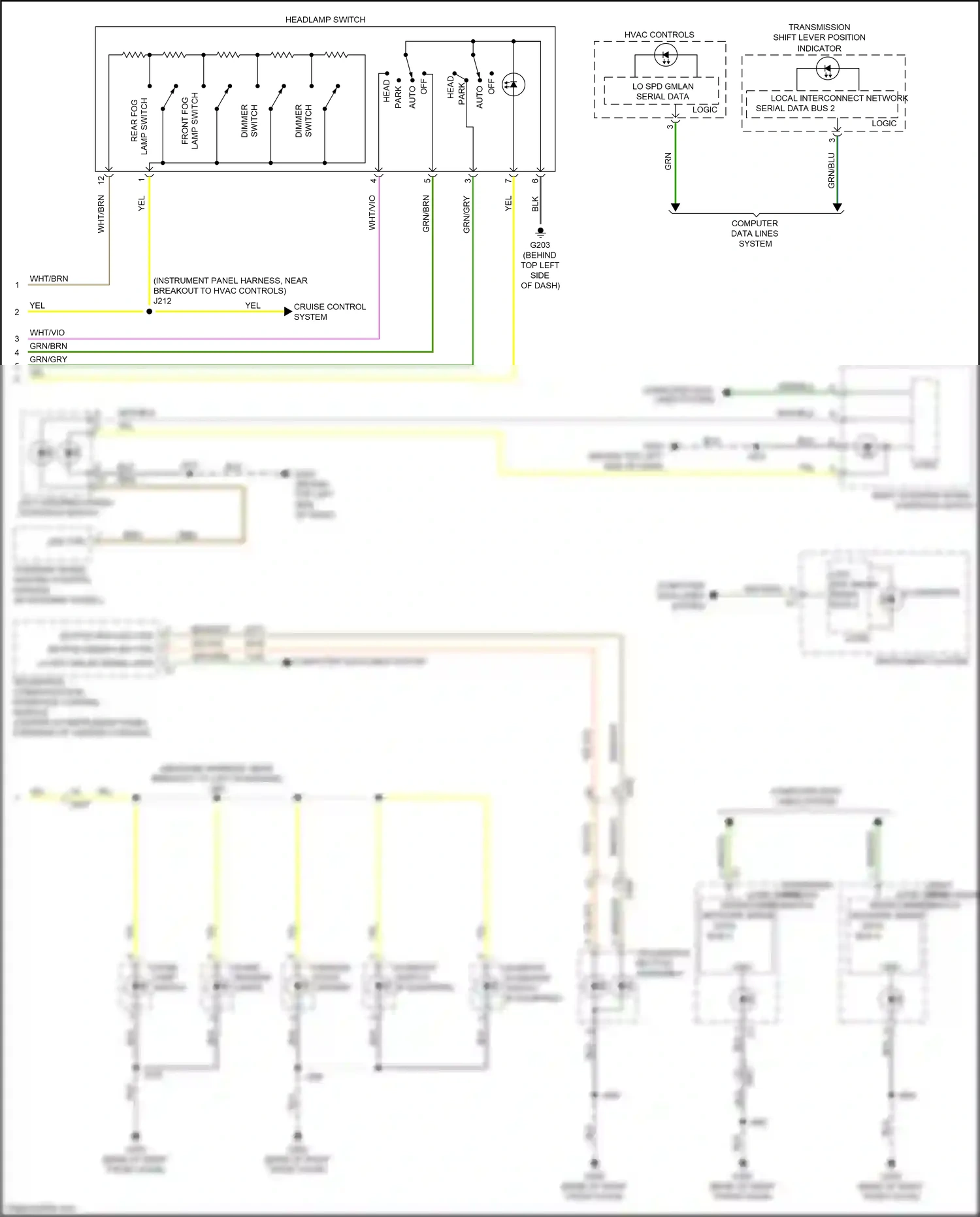 Buick Envision I (2016-2018) computer data lines system wiring diagram  (71 of 86)