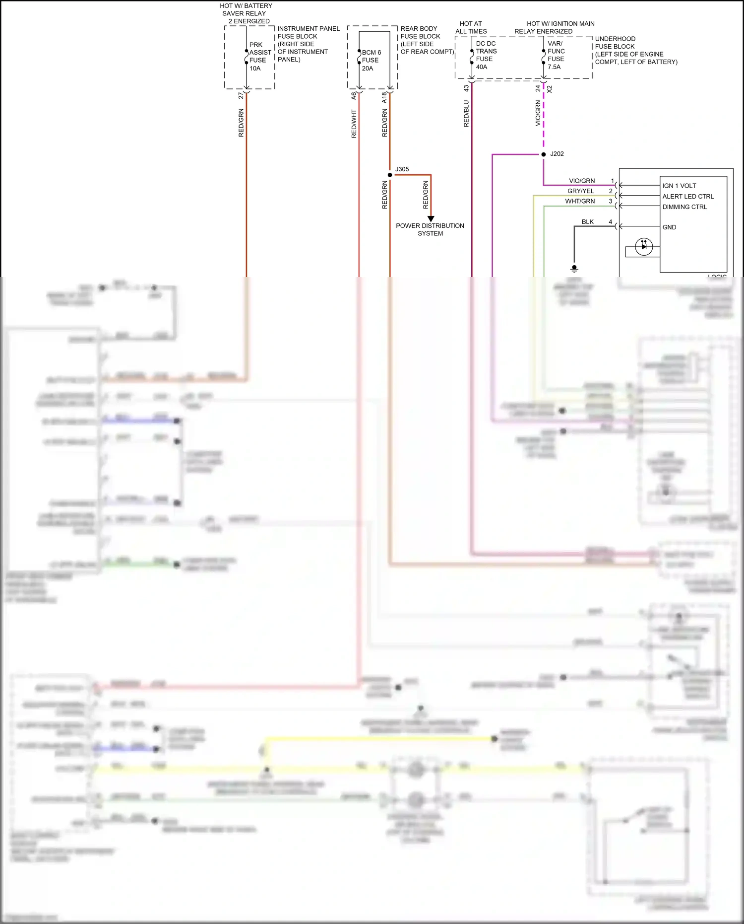 Buick Envision I (2016-2018) computer data lines system wiring diagram  (11 of 86)