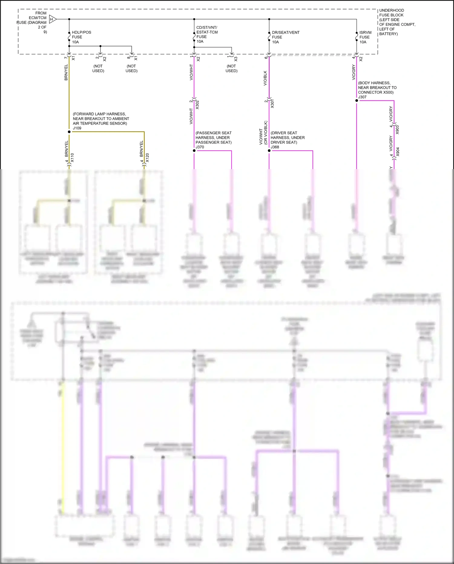 Buick Envision I (2016-2018) engine controls ignition relay wiring diagram  (2 of 4)