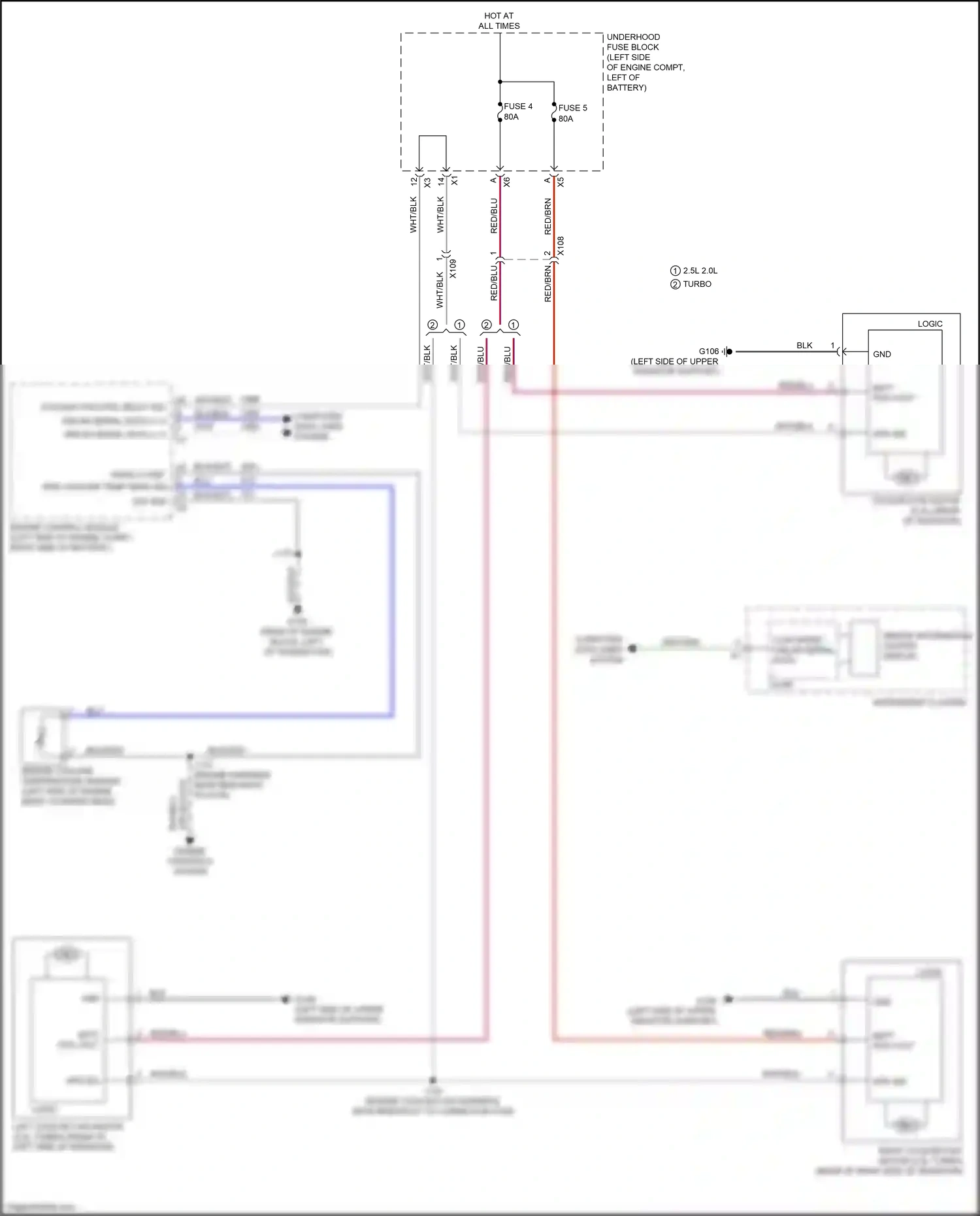 Buick Envision I (2016-2018) engine coolant temperature sensor wiring diagram  (2 of 4)